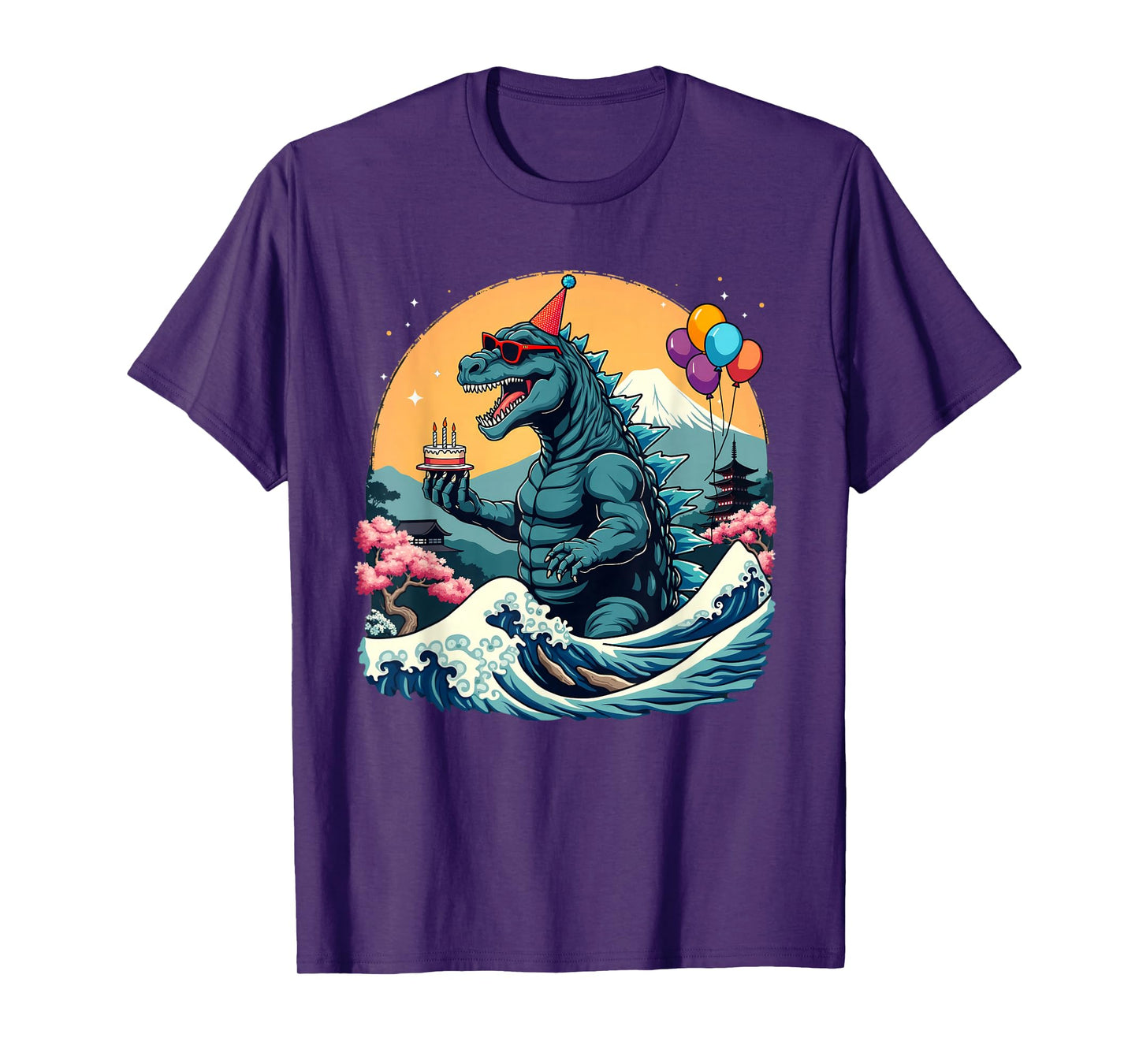 Kaiju Birthday Japan Monster Movie Bday Party Decorations T-Shirt