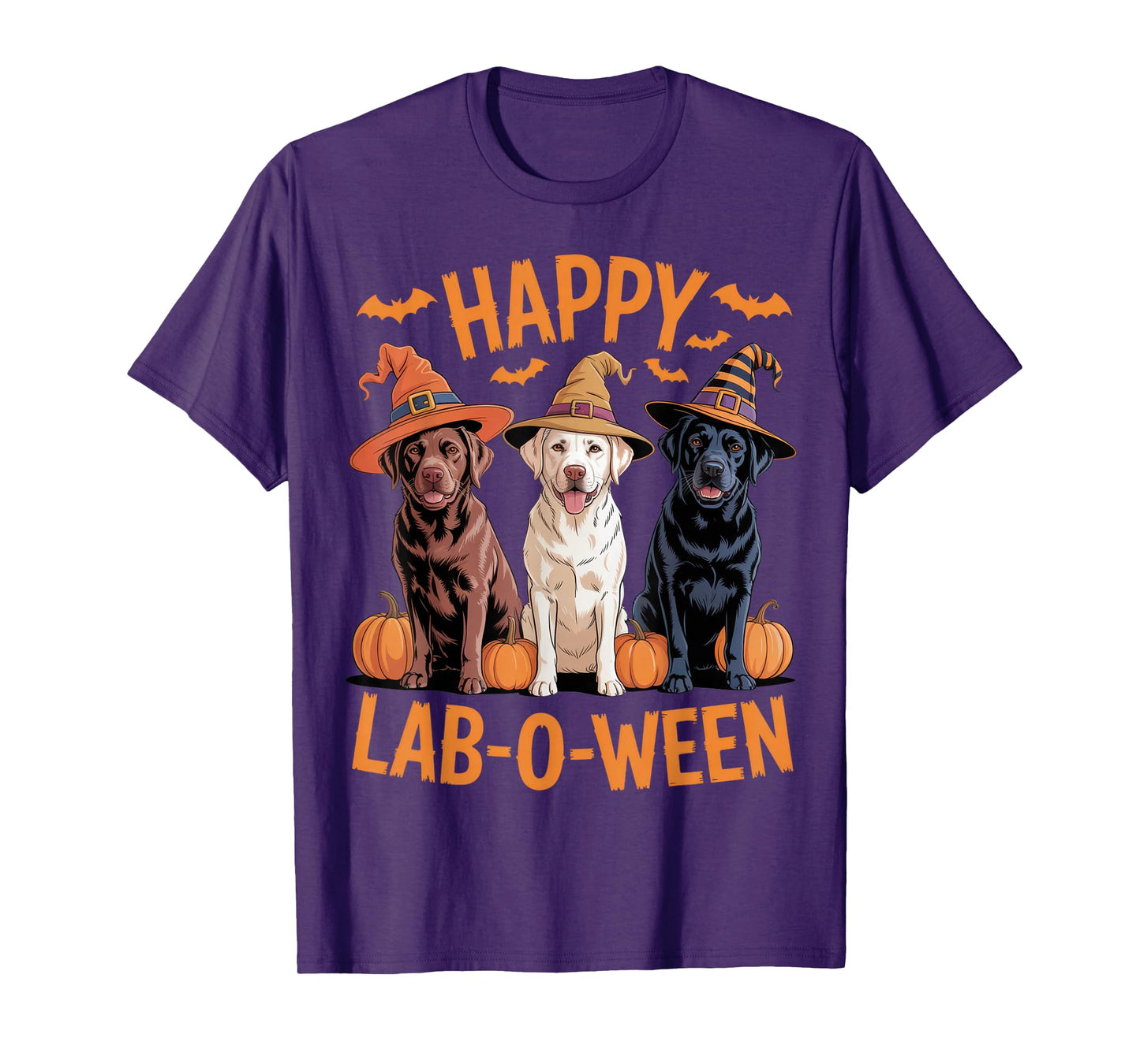 Happy Lab-O-Ween Dog Lovers Funny Halloween Costume T-Shirt