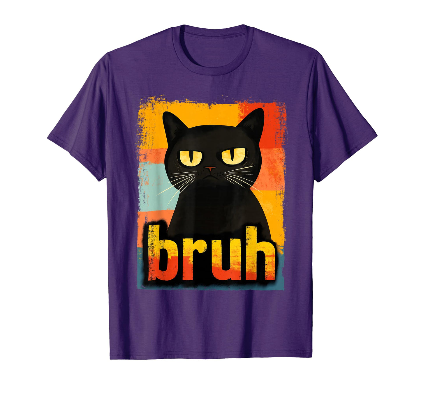 Funny Cat Bruh For Teens Boys Girls Men Women Meme Graphic T-Shirt