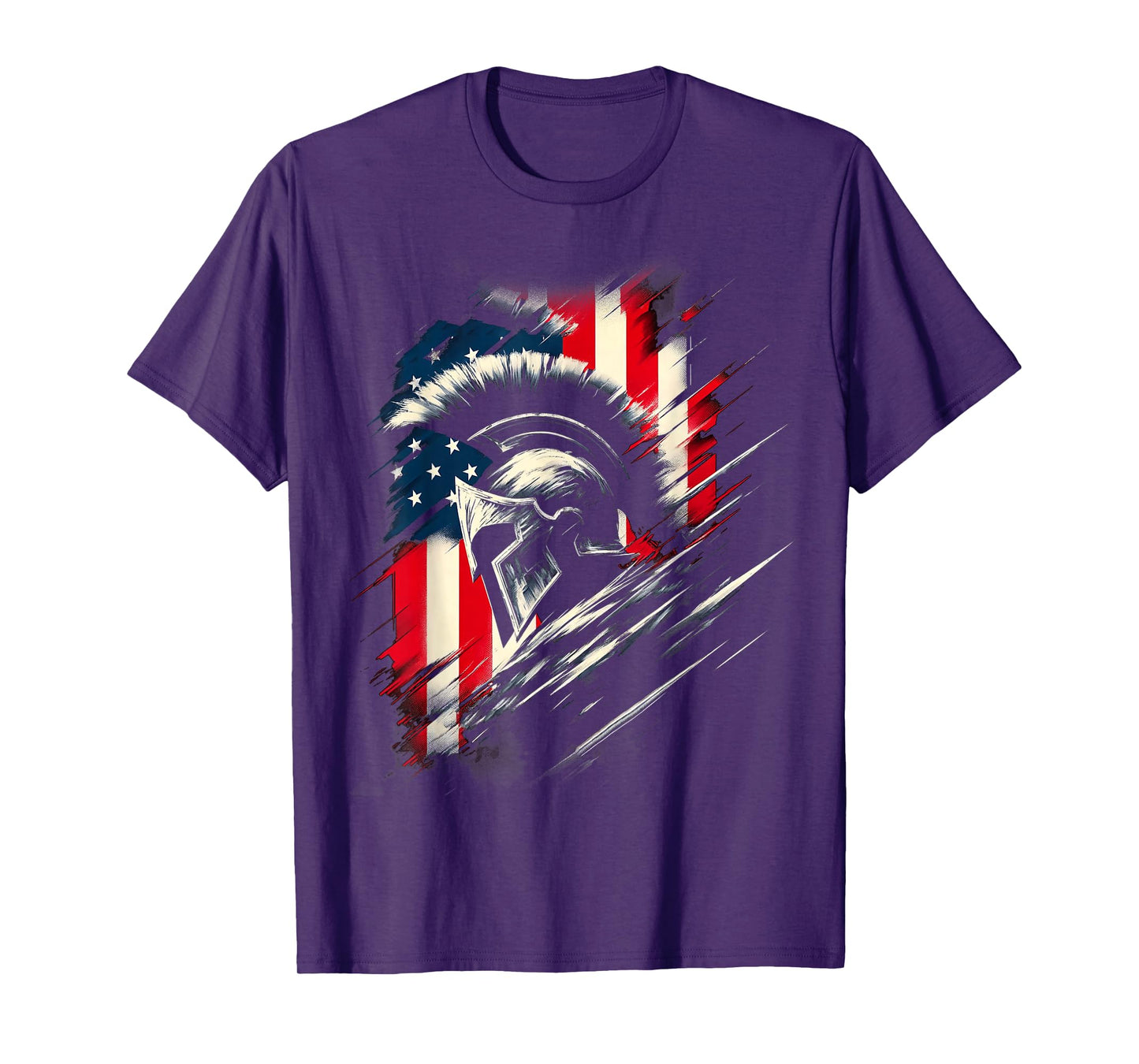 Spartan Patriotic Molon Labe American flag Spartan USA Greek T-Shirt