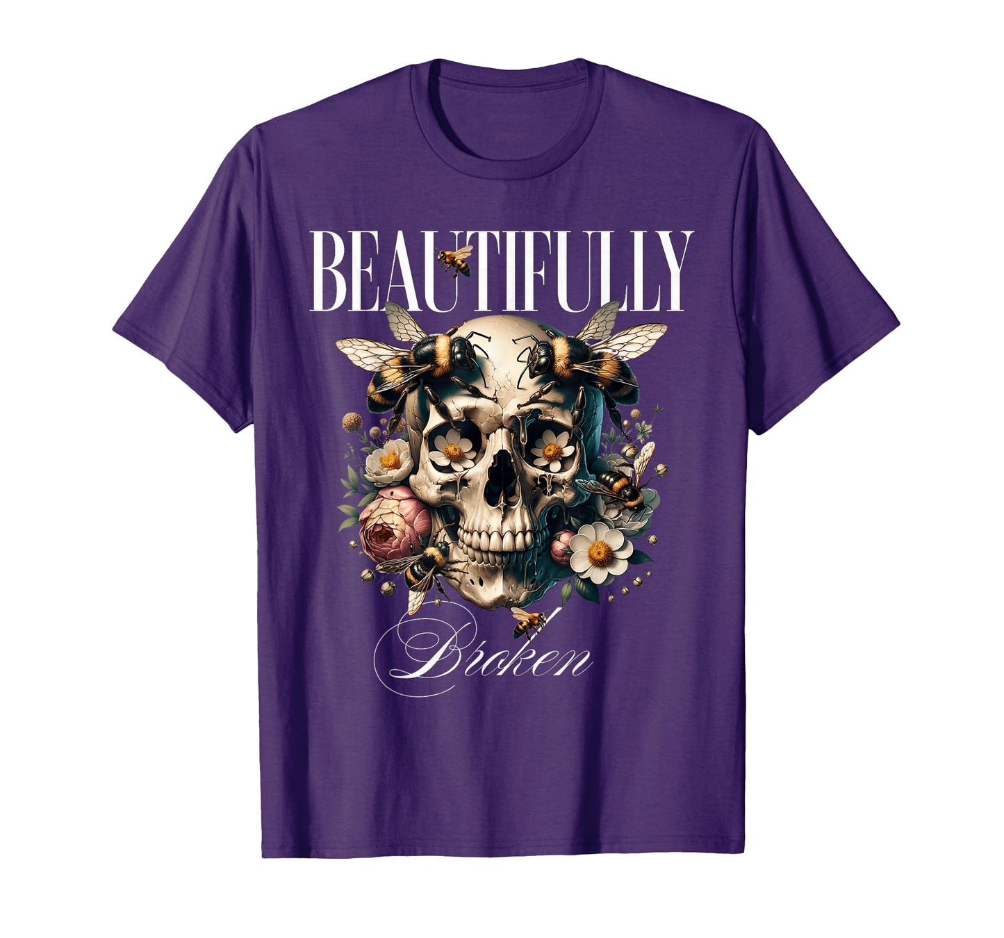Beautifully Broken Tshirt For Men Women Vintage Retro T-Shirt