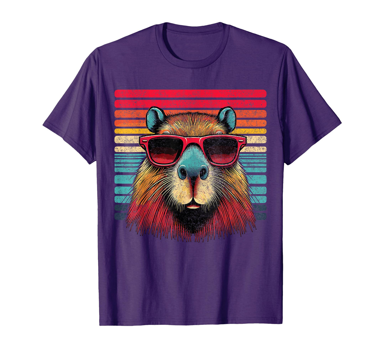 Retro Capybara with Sunglasses T-Shirt