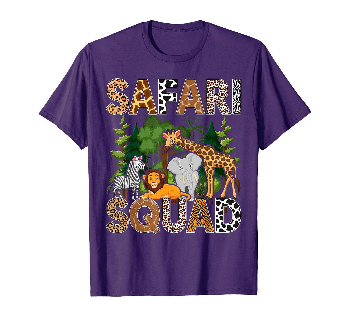 Safari Art For Men Women Zoologist African Print Zoo Safari T-Shirt
