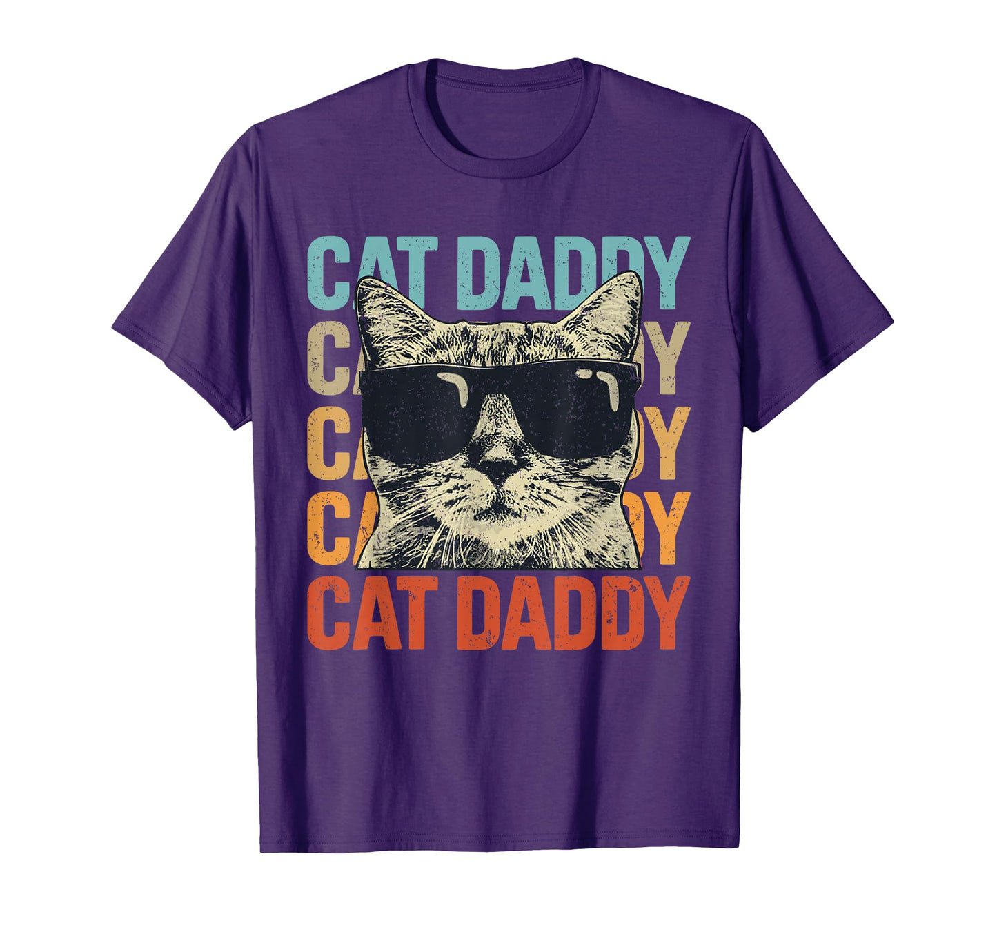 Funny Cat Daddy Lover Gift for Men Women Kid Boy Girl T-Shirt