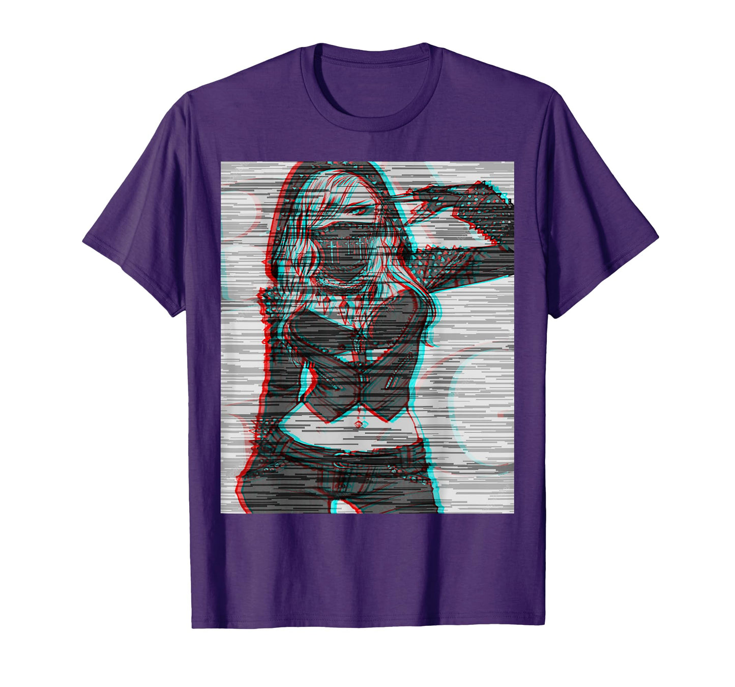 Gangsta glitch cyber assassin t shirt T-Shirt