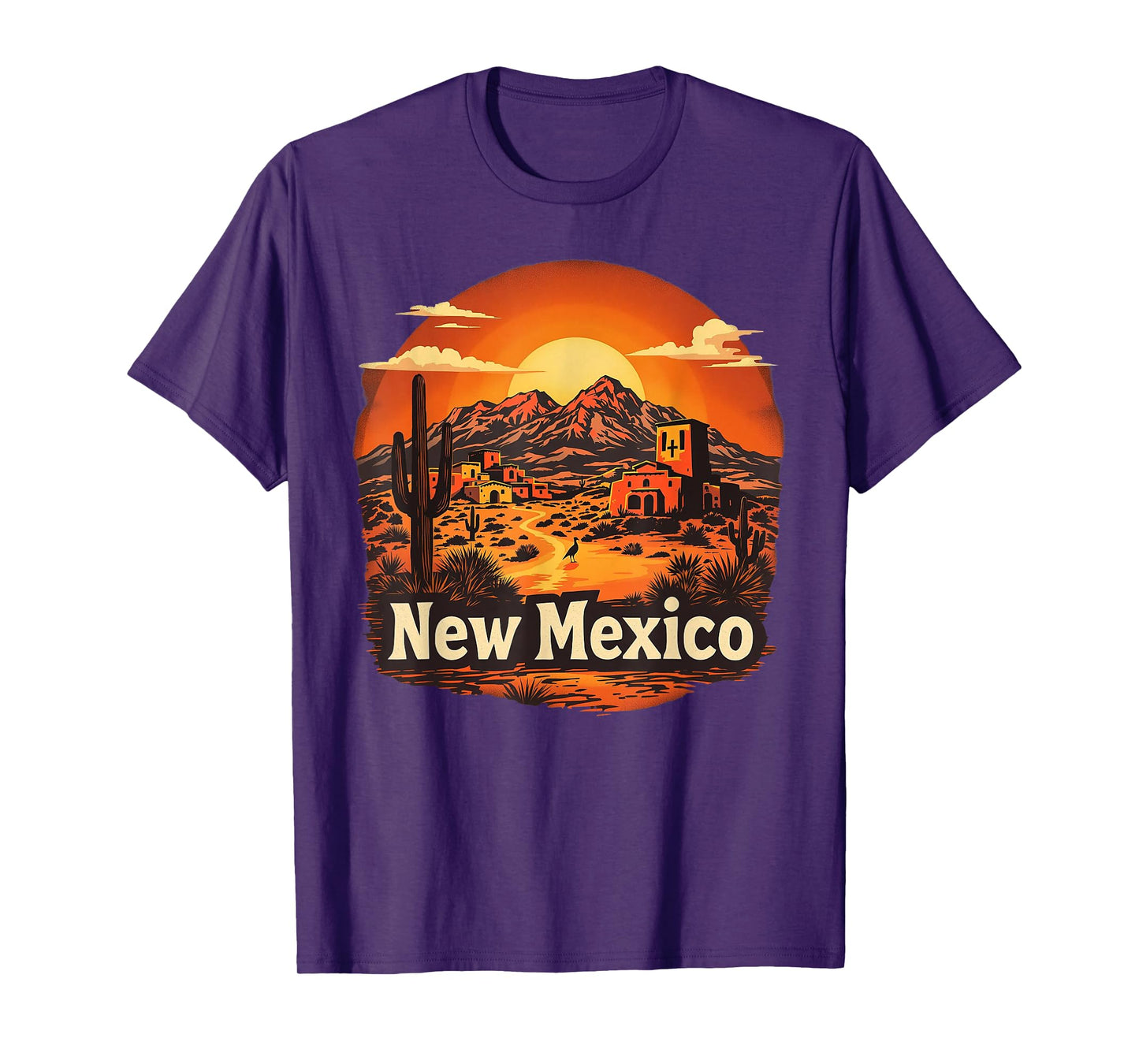 Vintage Sunset Desert Retro New Mexico T-Shirt