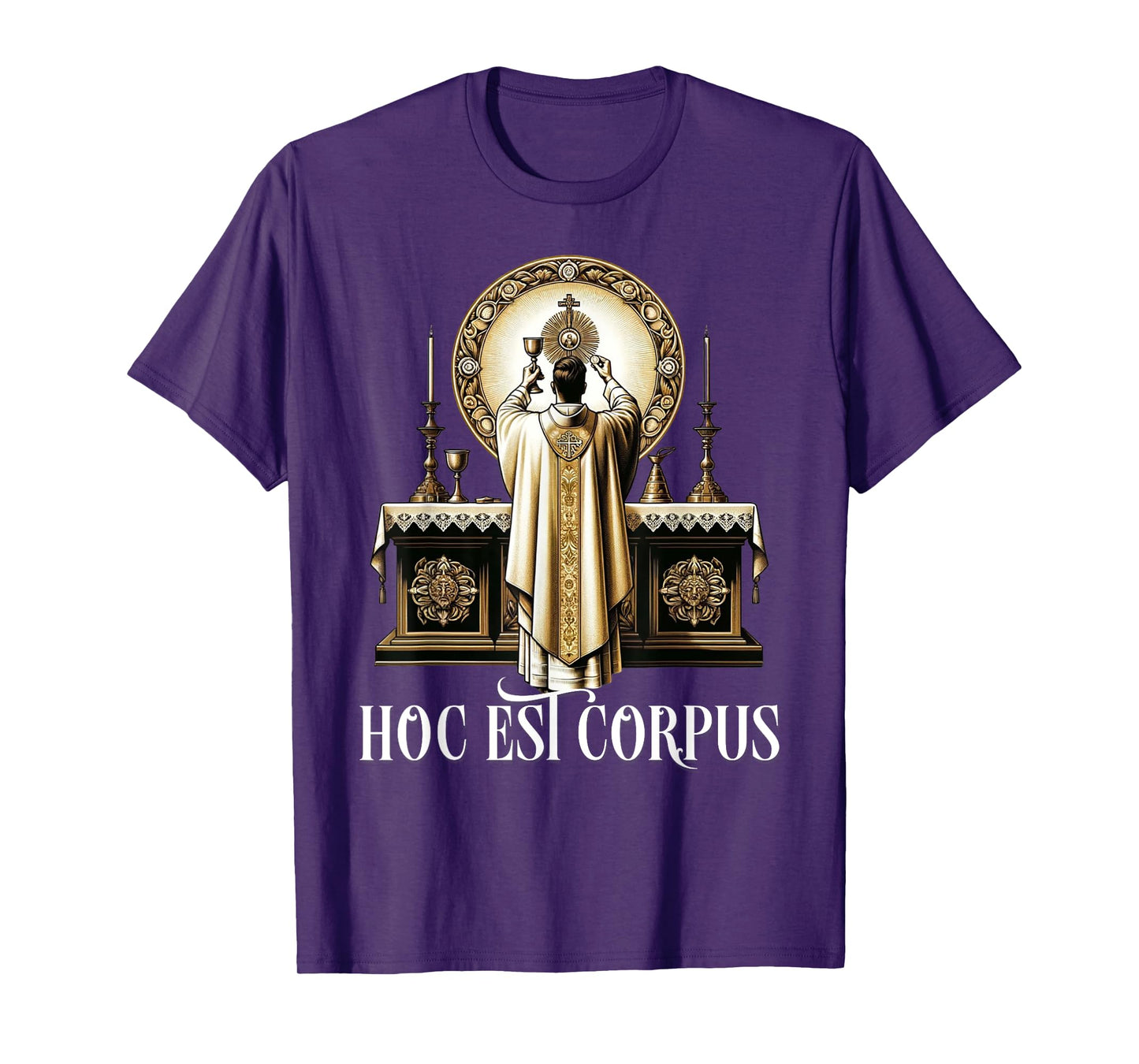 Eucharistic Consecration Traditional Latin Mass Catholic T-Shirt