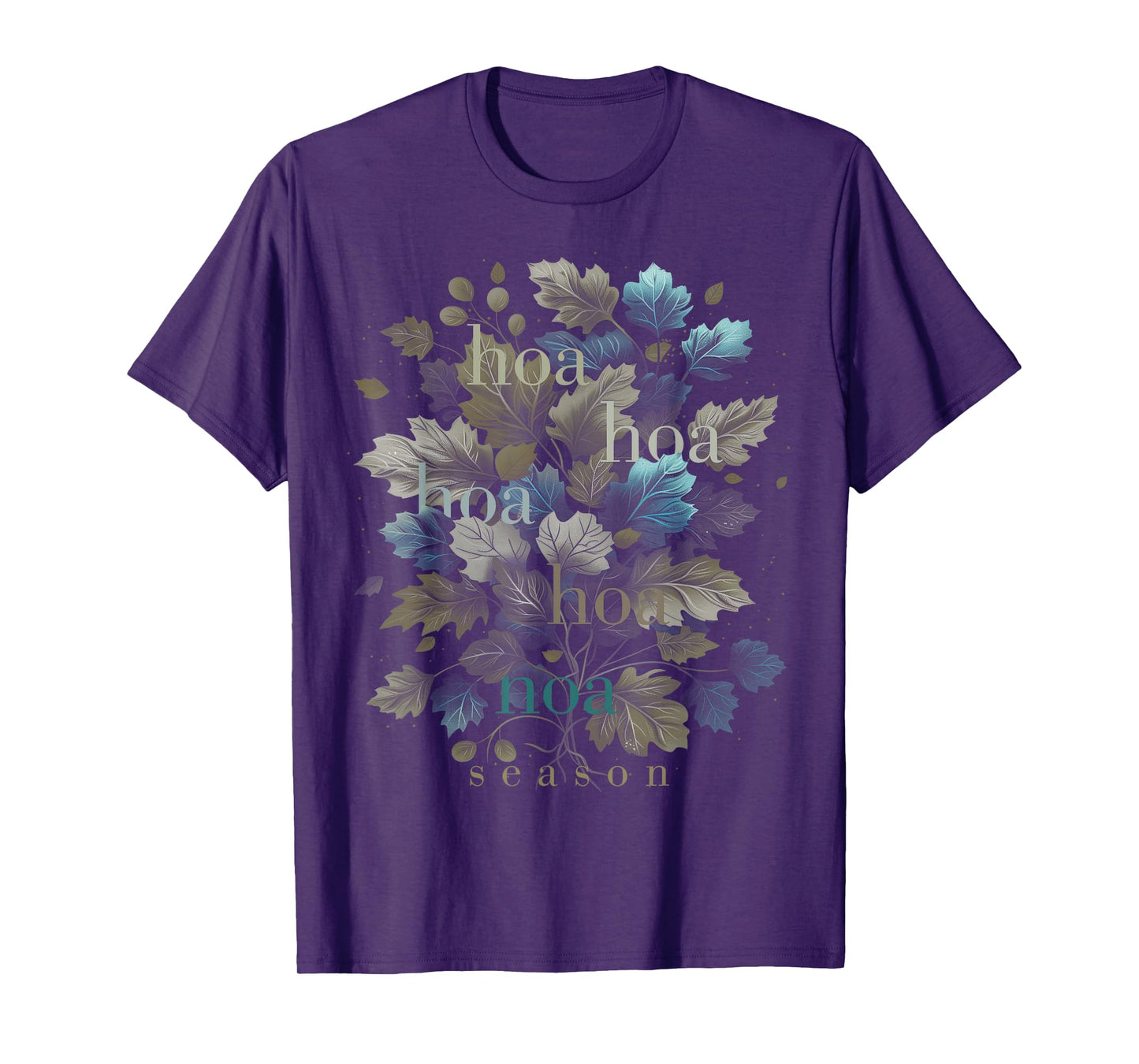 Hoa Hoa Hoa Hoa Hoa Trendy Emo Fall Season Leaves Trendy T-Shirt