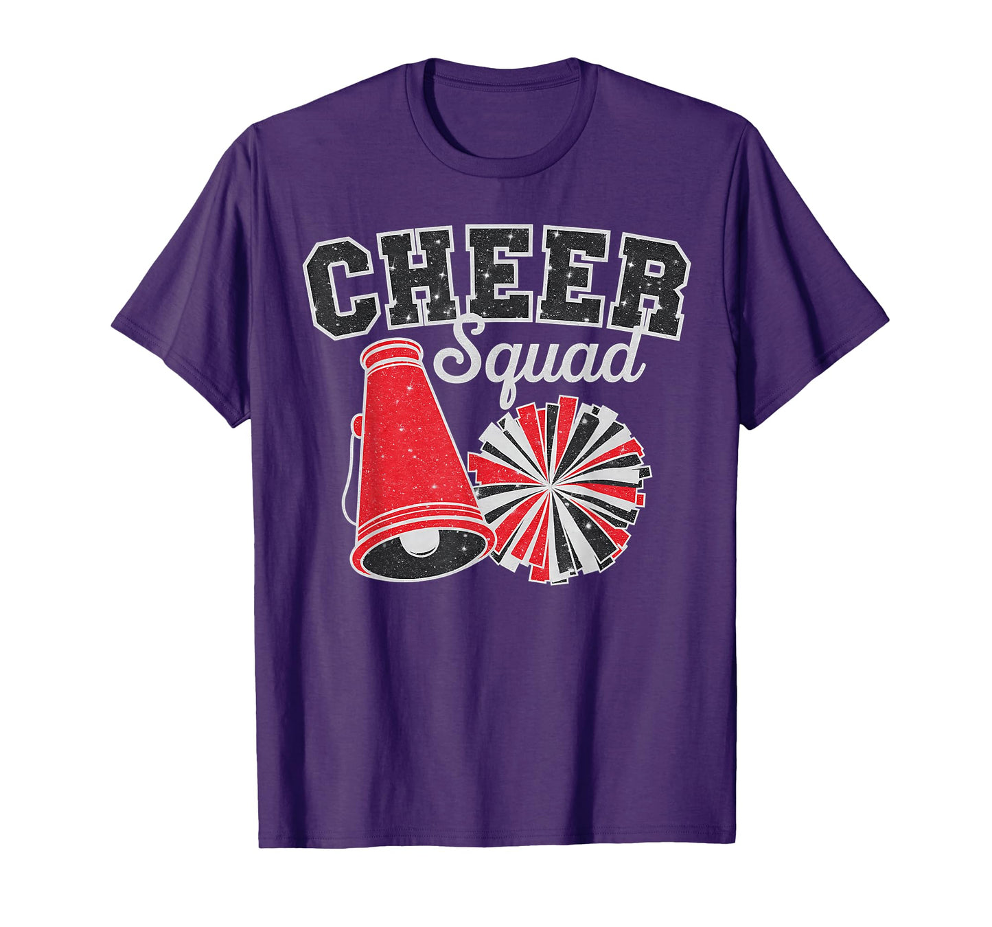 Cheer Squad Funny Cheerleader Cheerleading Red Women Girl T-Shirt