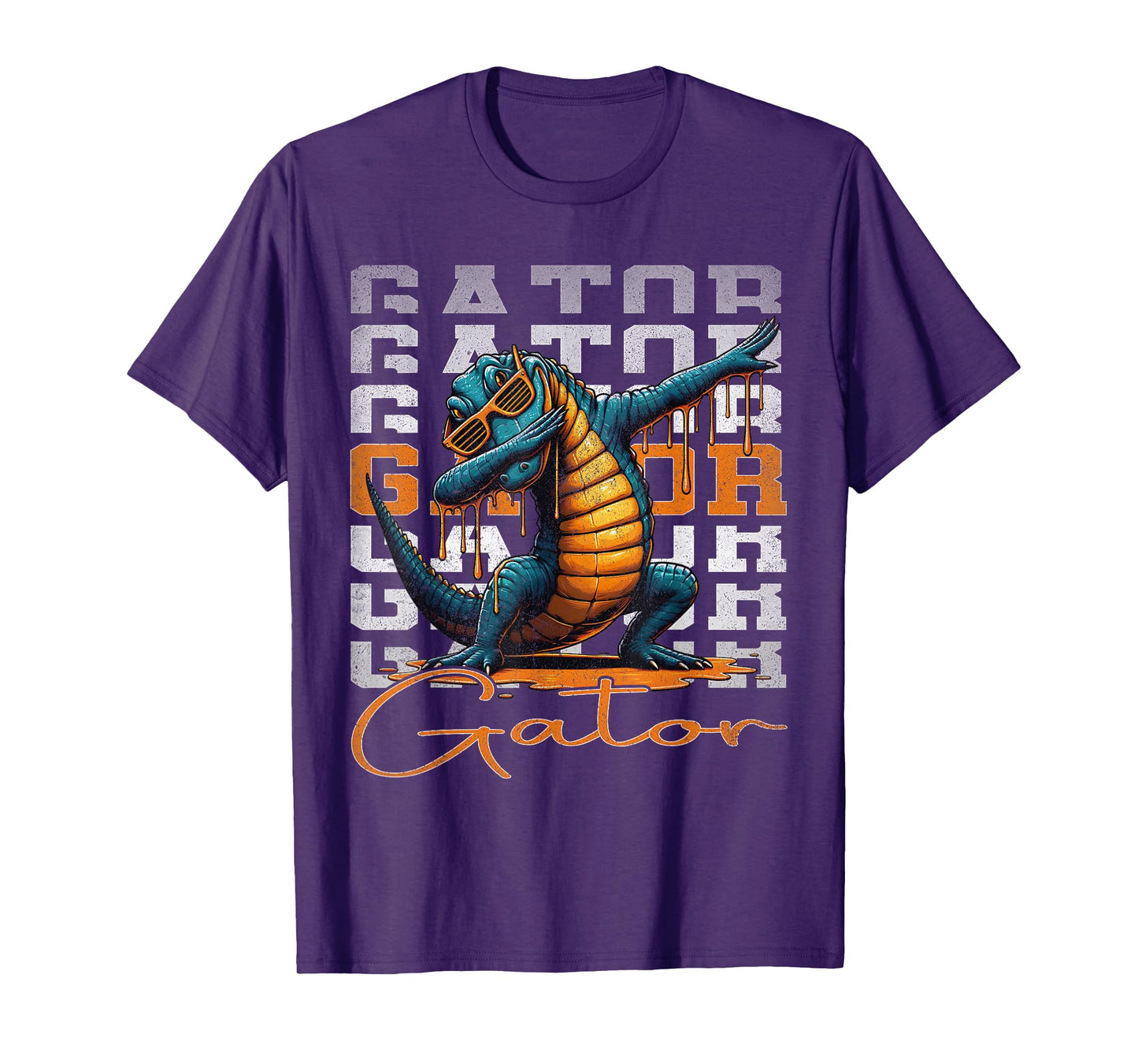 Vintage Graphic Gator Drip Gator Dabbing Men Women Kids T-Shirt