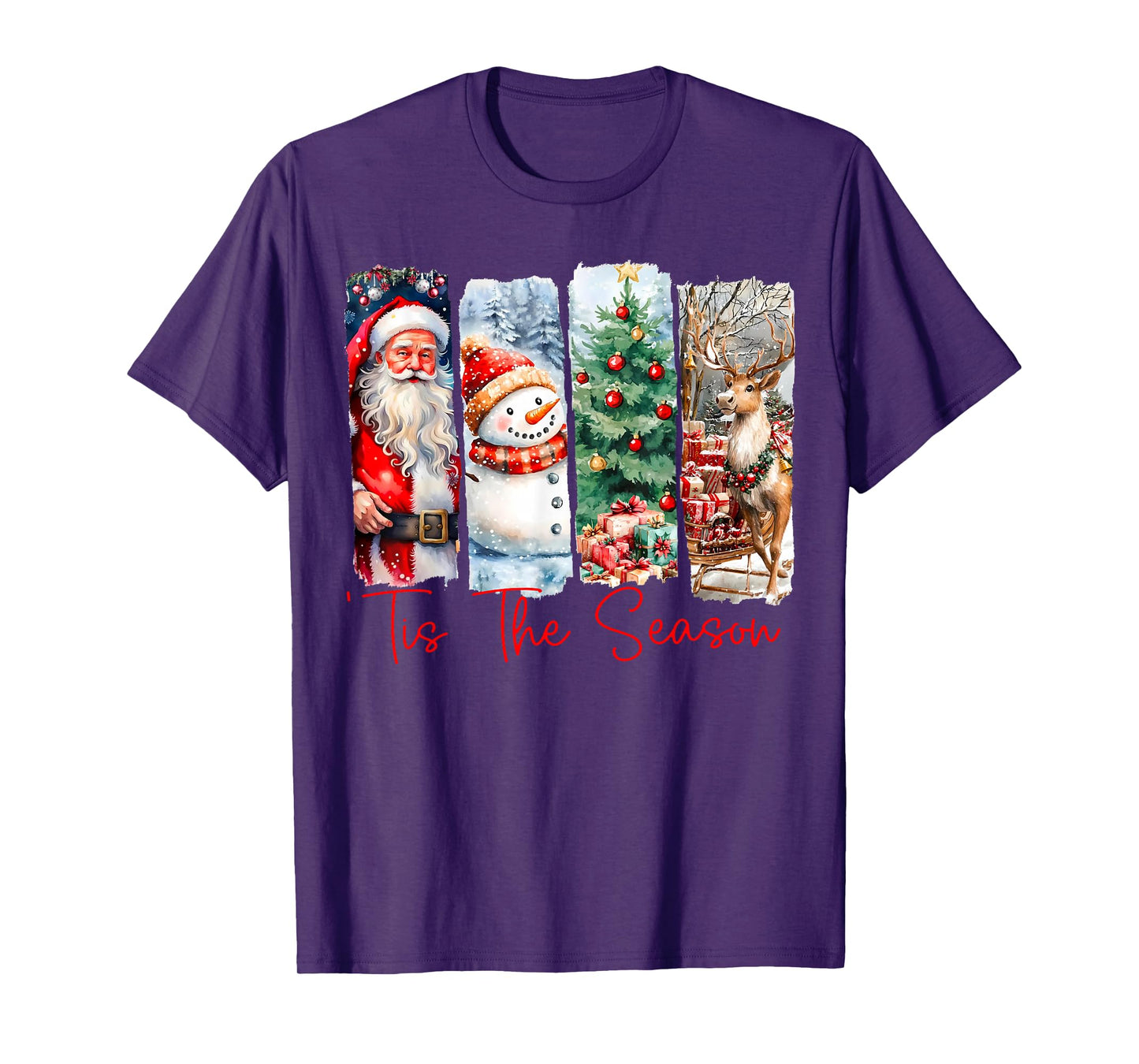 Retro Tis The Season Christmas Season Men Women Kids T-Shirt