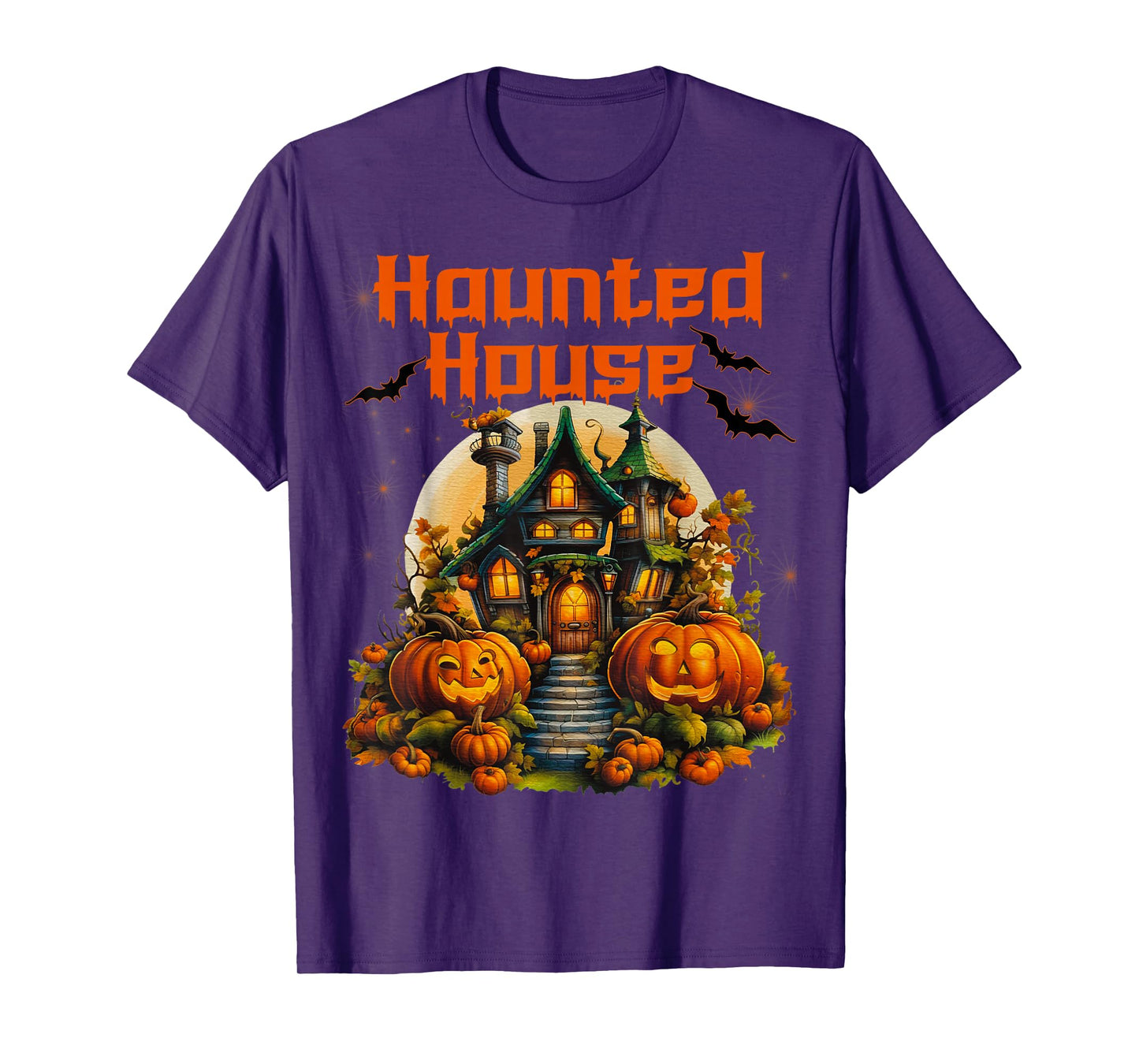 Halloween Haunted House .Halloween Witch House T-Shirt