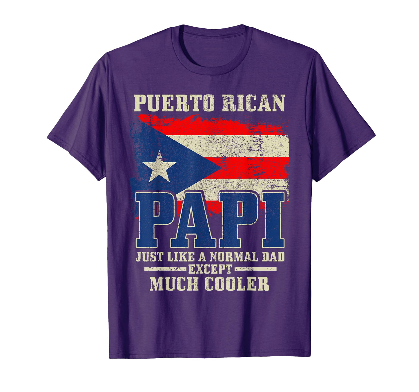 Puerto Rican Papi Dad Puerto Rico Pride Boricua Father's Day T-Shirt