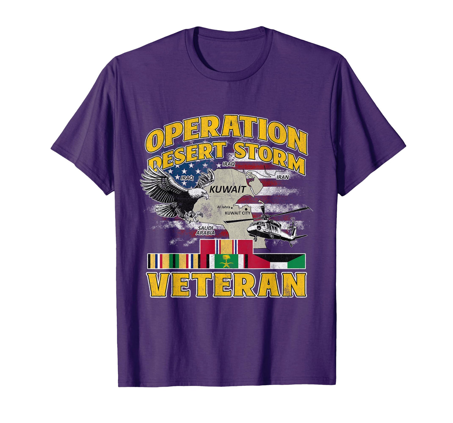 ODS Veteran Operation Desert Storm Ribbon Vintage Iraq T-Shirt