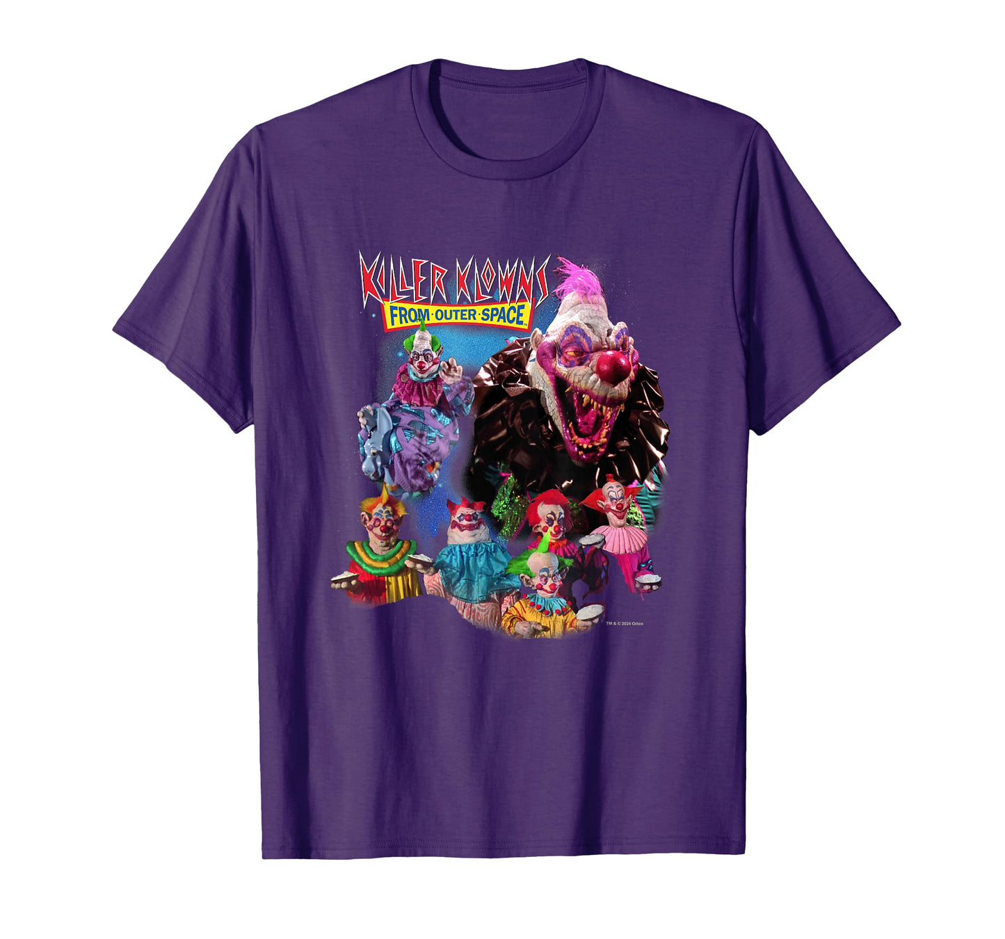 Killer Klowns from Outer Space Vintage Group Shot T-Shirt