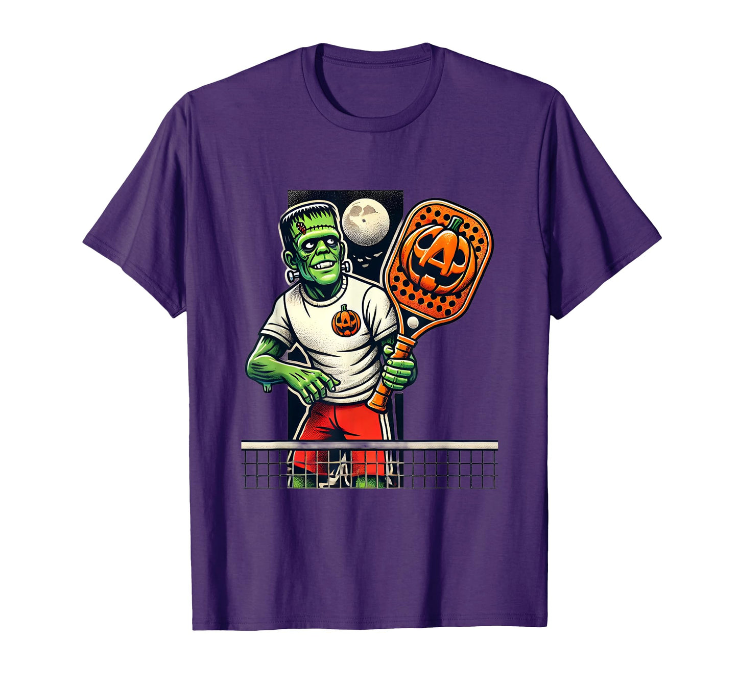 Frankenstein Pickleball Player Funny Halloween Costume Sport T-Shirt