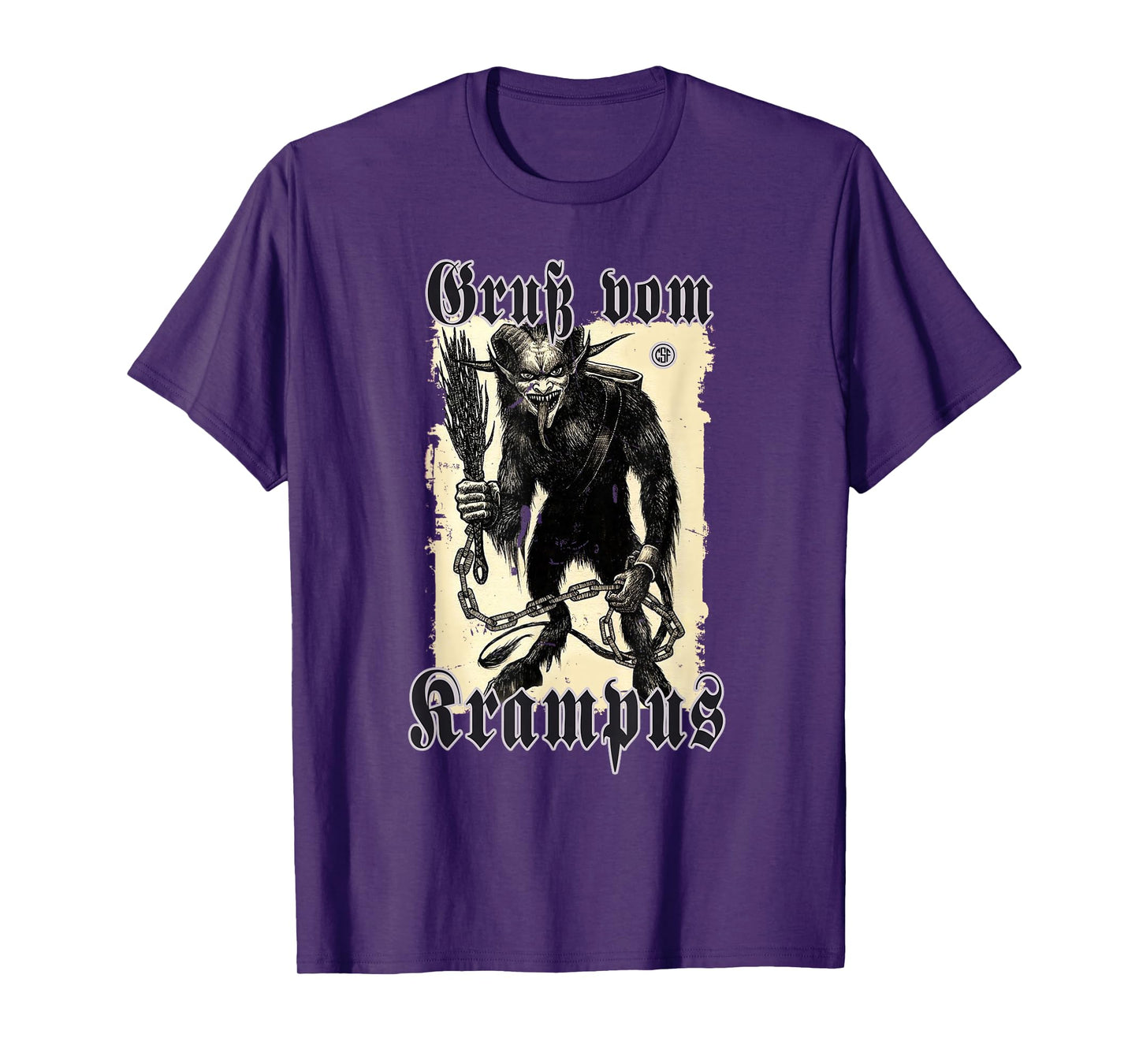 Greeting from Krampus Christmas Legend Figure T-Shirt