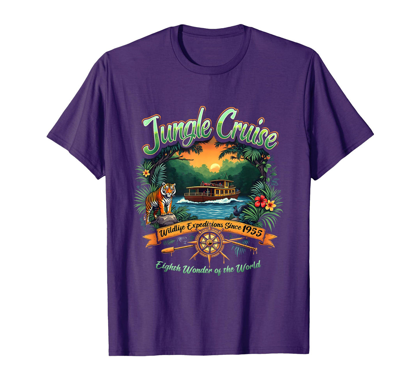 Wildlife VBS 2025 Park Cruise Trip Vintage Jungle T-Shirt