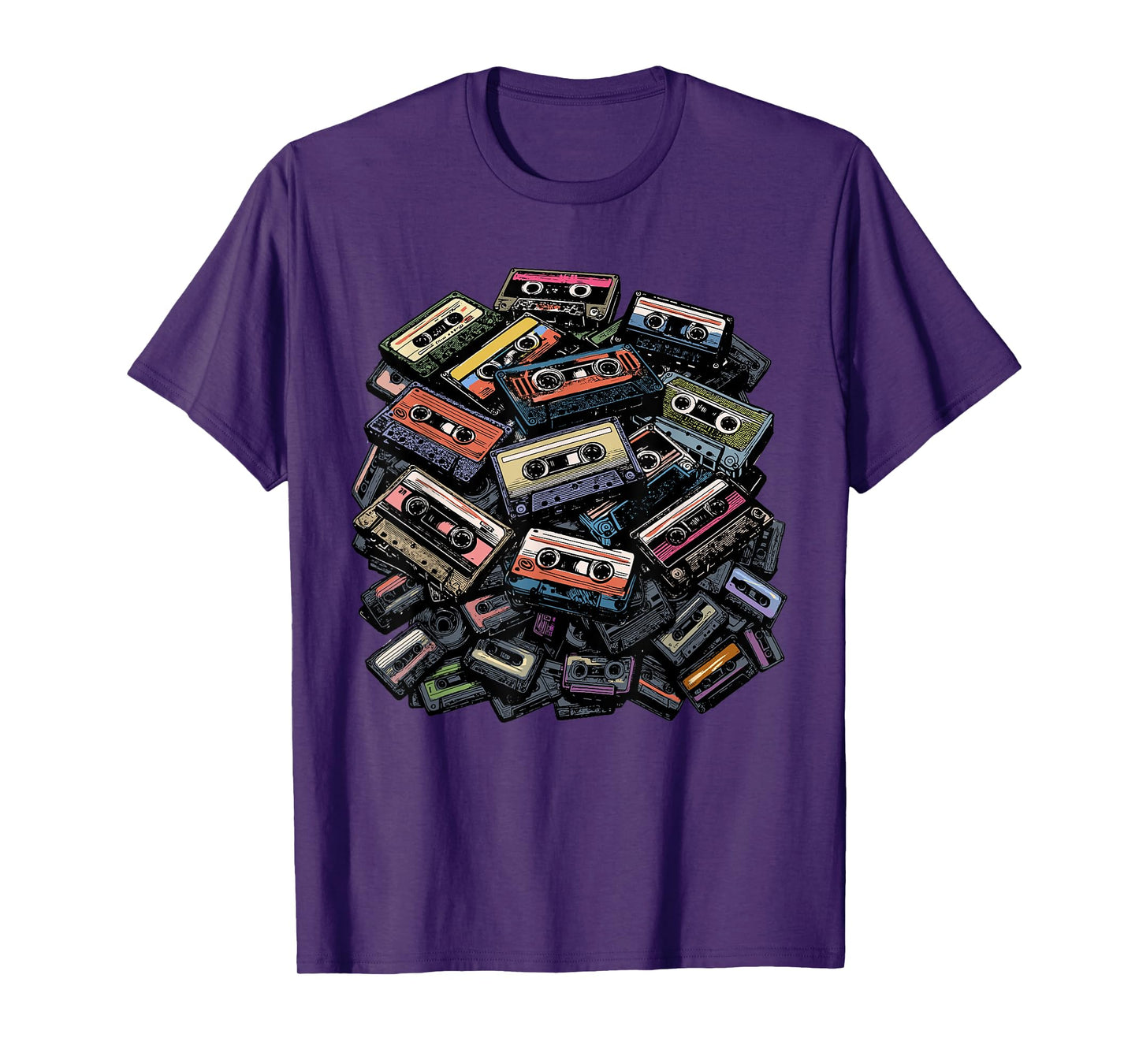 Mixtapes Shirt Vintage Cassette Tapes 1980s Radio Music T-Shirt