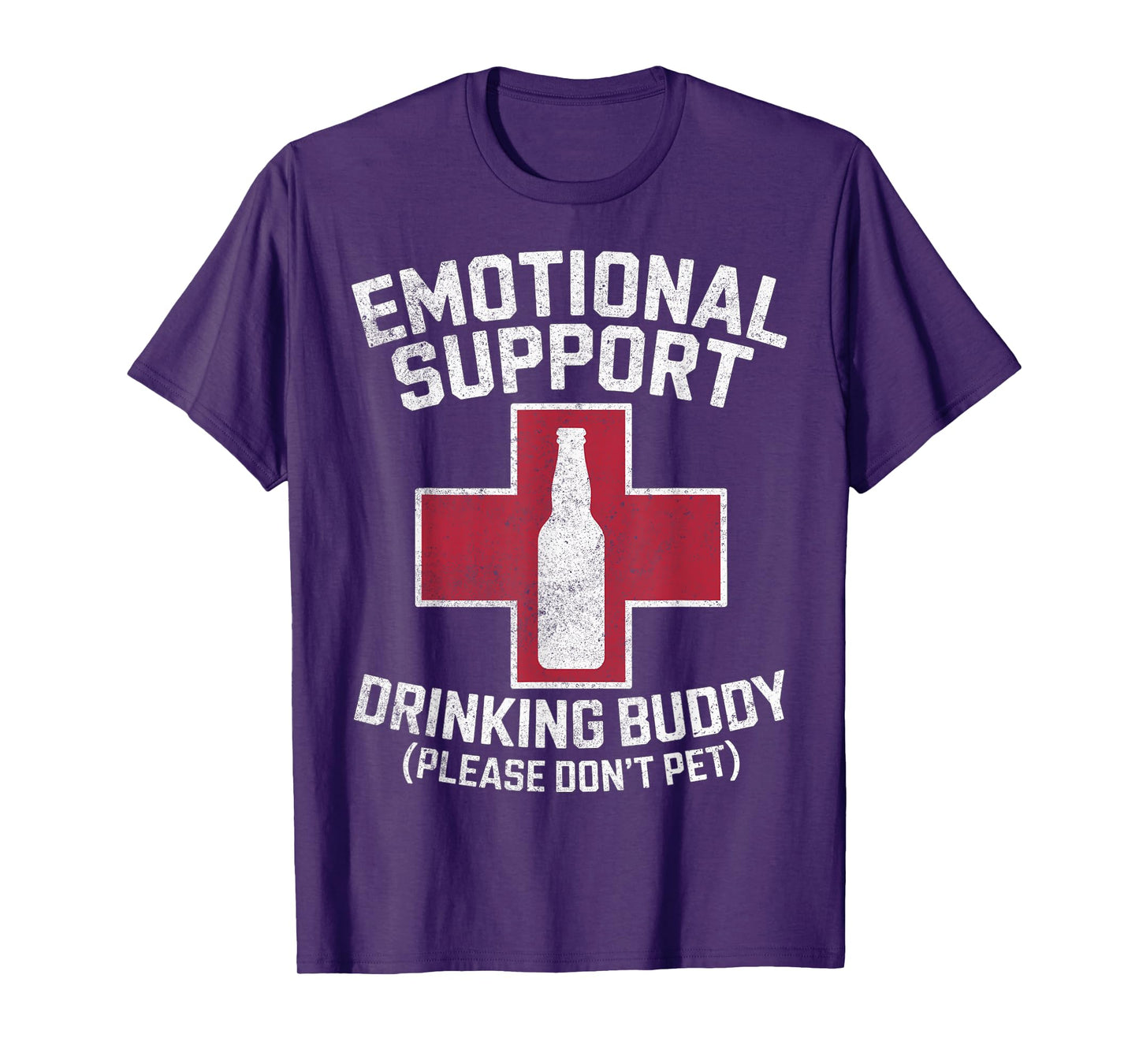 Emotional Support Drinking Buddy Adult Humor Drinking Funny T-Shirt