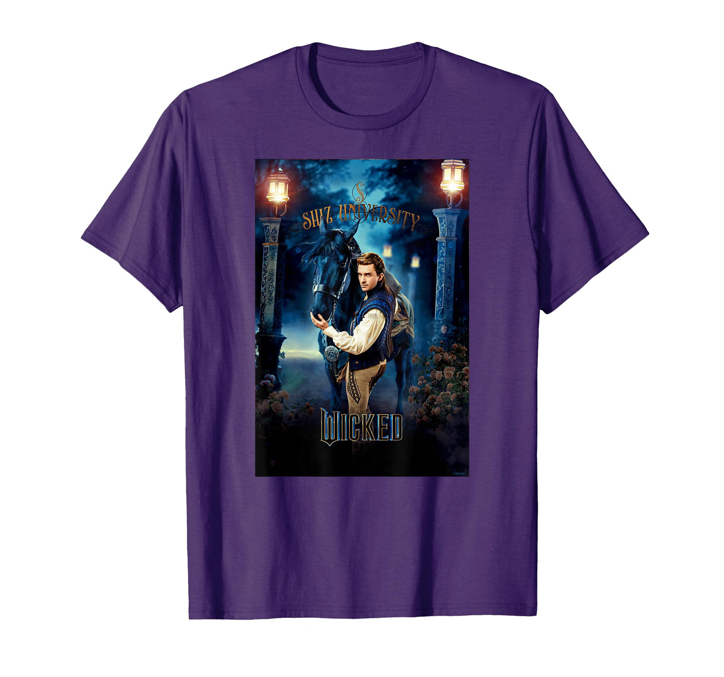 Wicked Fiyero Gates Of Shiz Poster T-Shirt