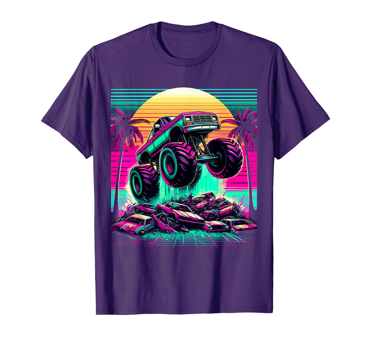 Monster Truck Retro T-Shirt