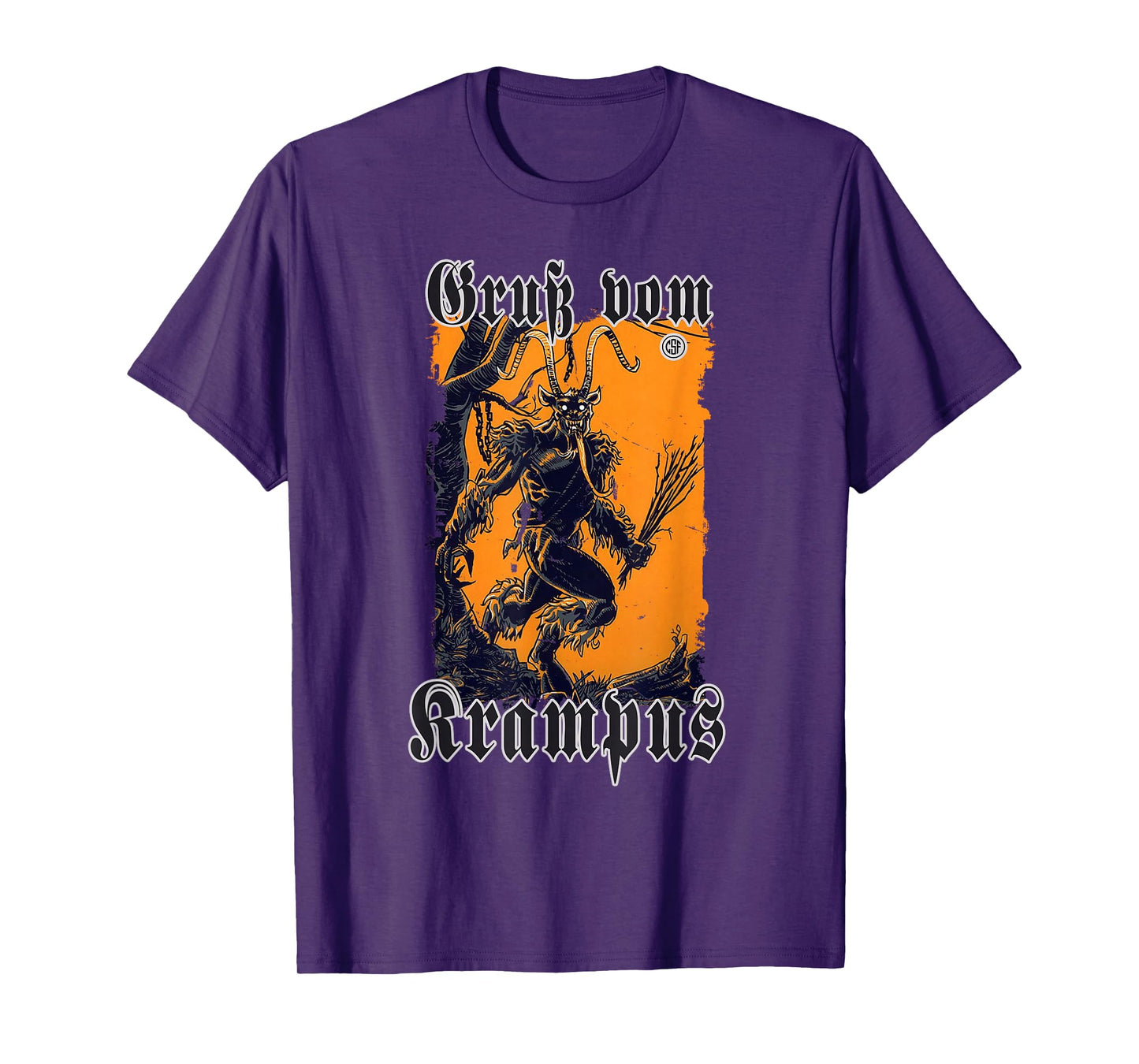 Greeting from Krampus Christmas Legend Figure T-Shirt
