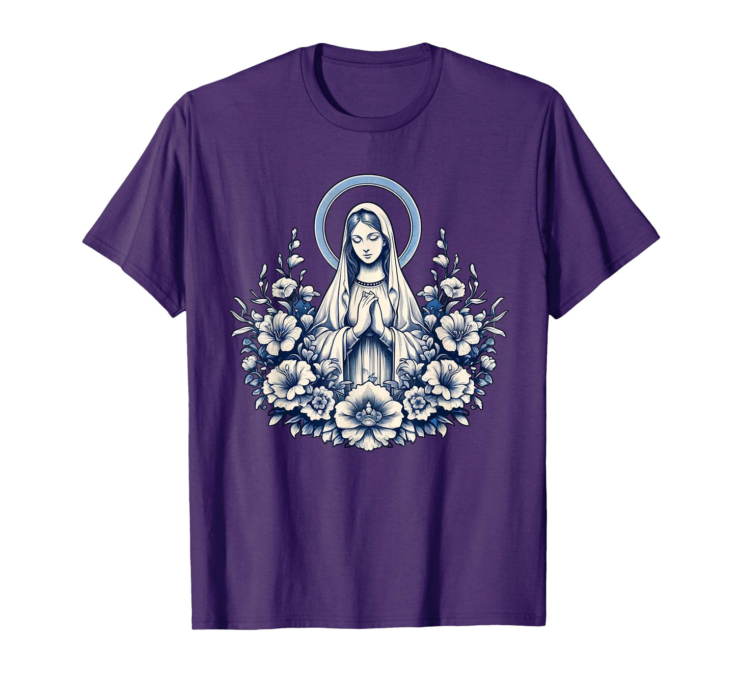 Our Lady of Lourdes Powerful Symbol Mother Mary Saint Mary T-Shirt