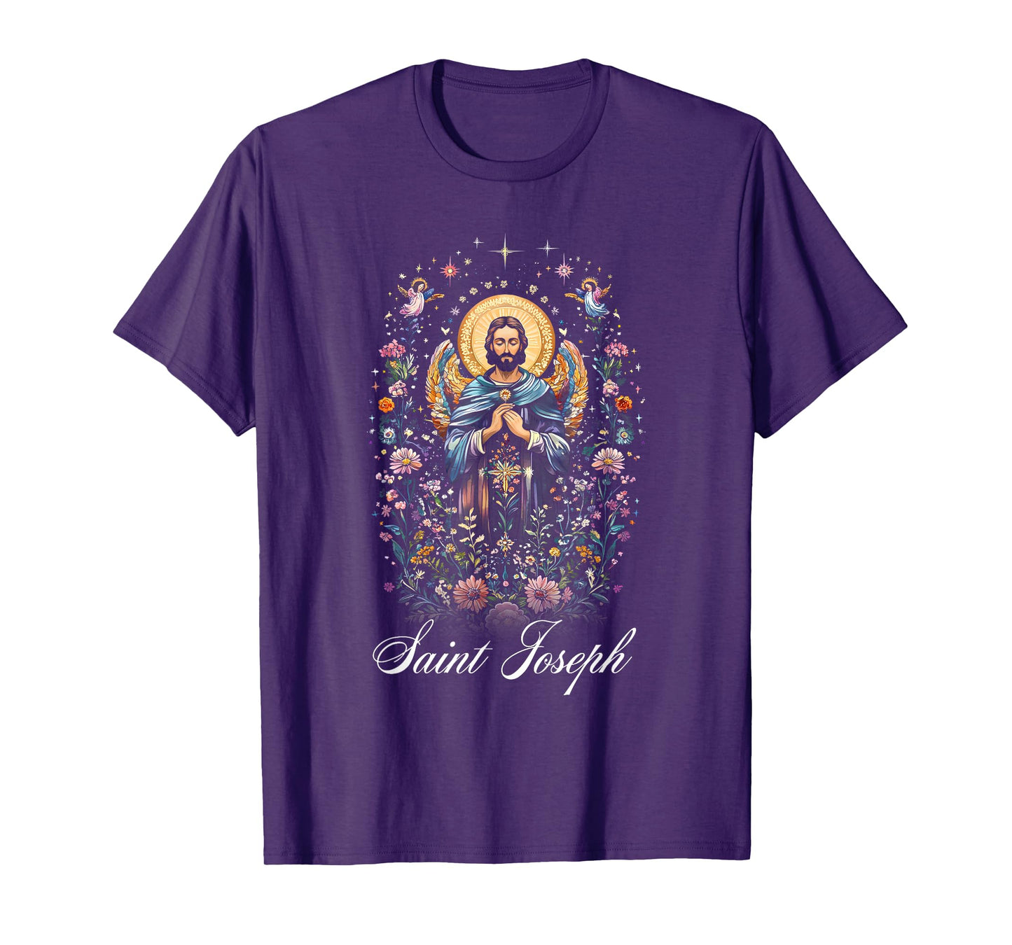 Vintage St Joseph Father Of Jesus Saint Catholic T-Shirt