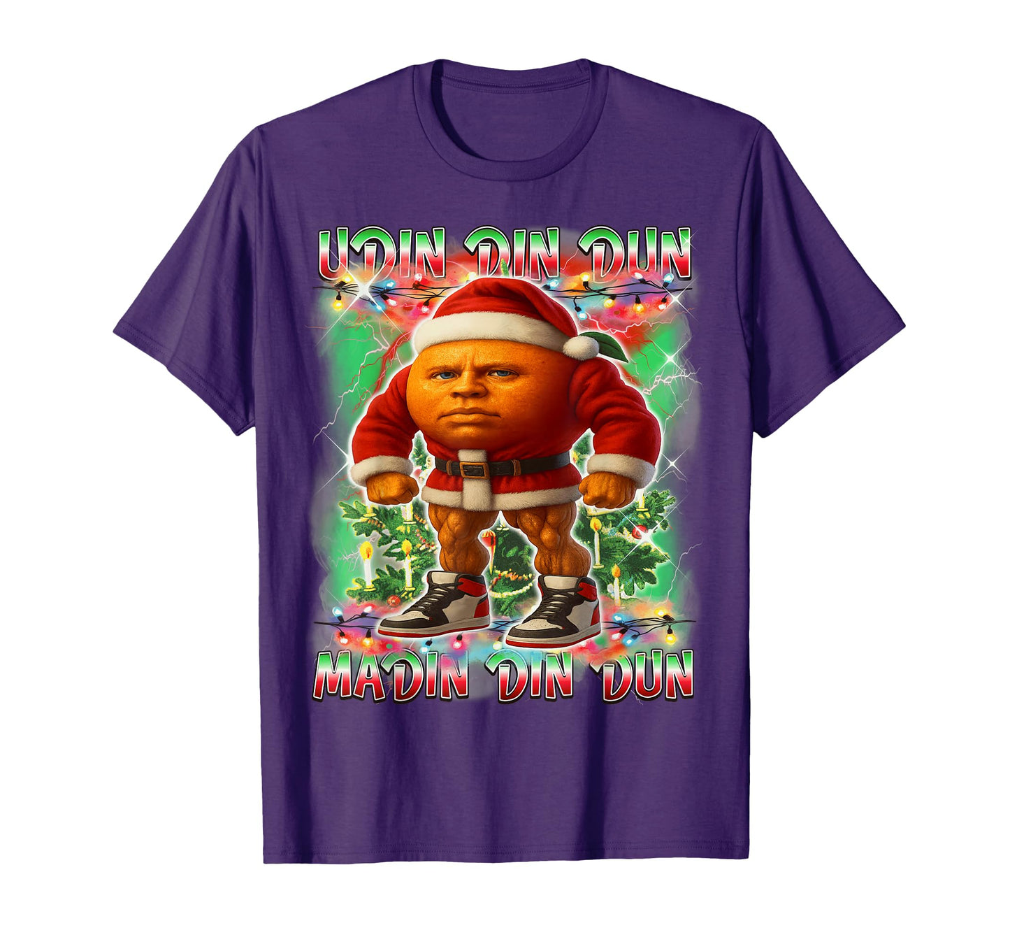 Udin dun dun Ma Sahur Santa Claus Italian Brainrot Christmas T-Shirt