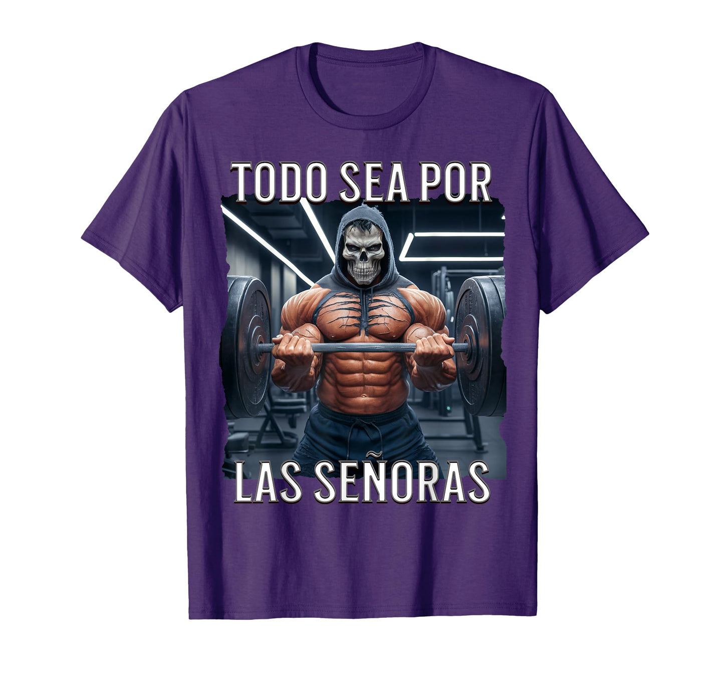 Todo sea por las señoras senoras: Calacas chidas gym T-Shirt