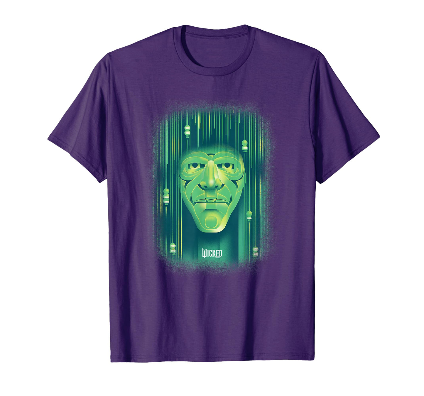 Wicked Wizard Face Emerald City T-Shirt