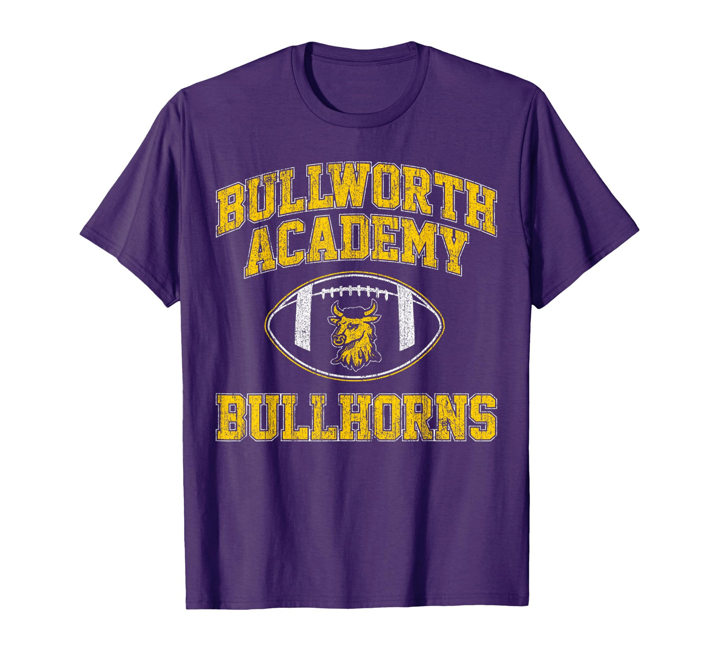 Vintage Bullworth Academy Bullhorns Football T-Shirt