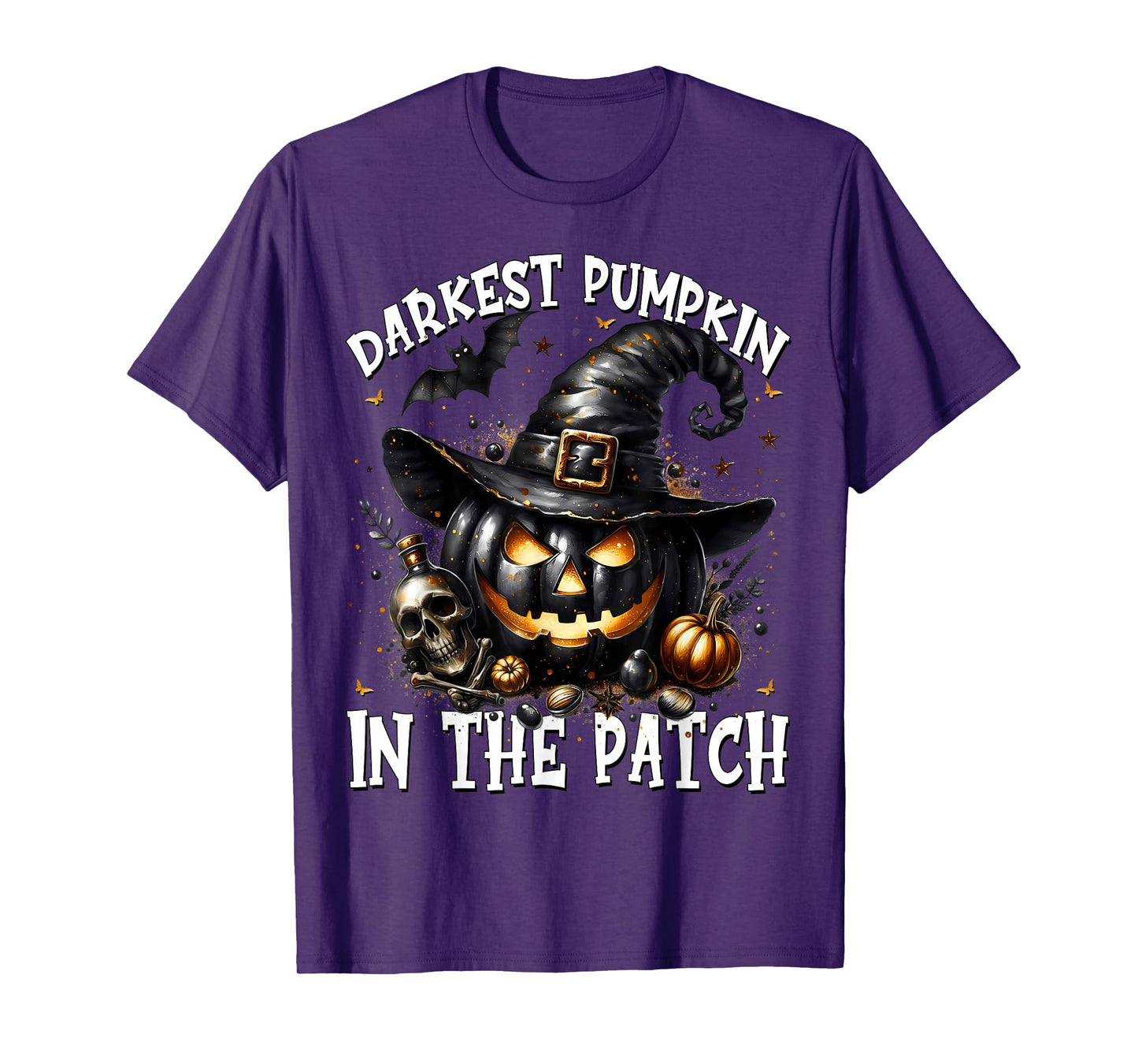 Funny Saying for Halloween Gothic Witch Mom Creepy Pumpkin T-Shirt