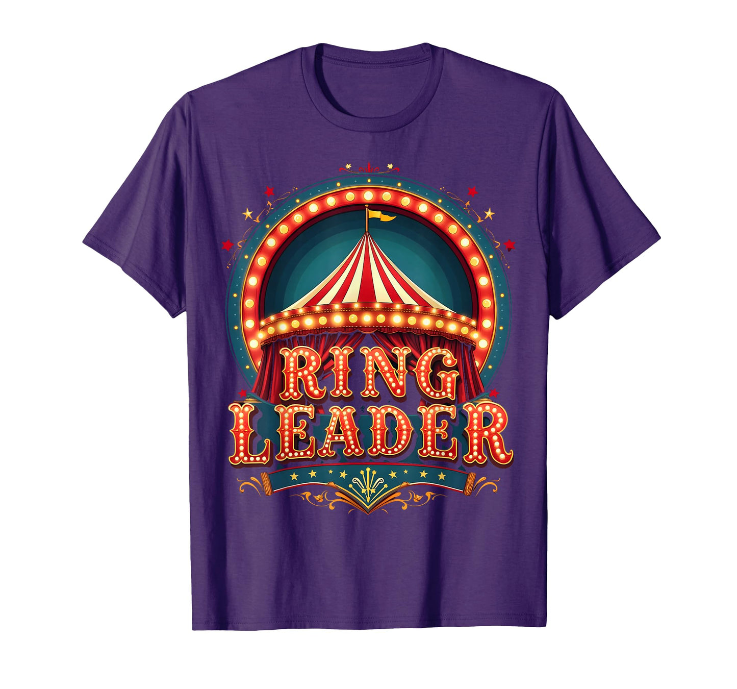 Ring Leader Bold Vintage Circus Tent T-Shirt