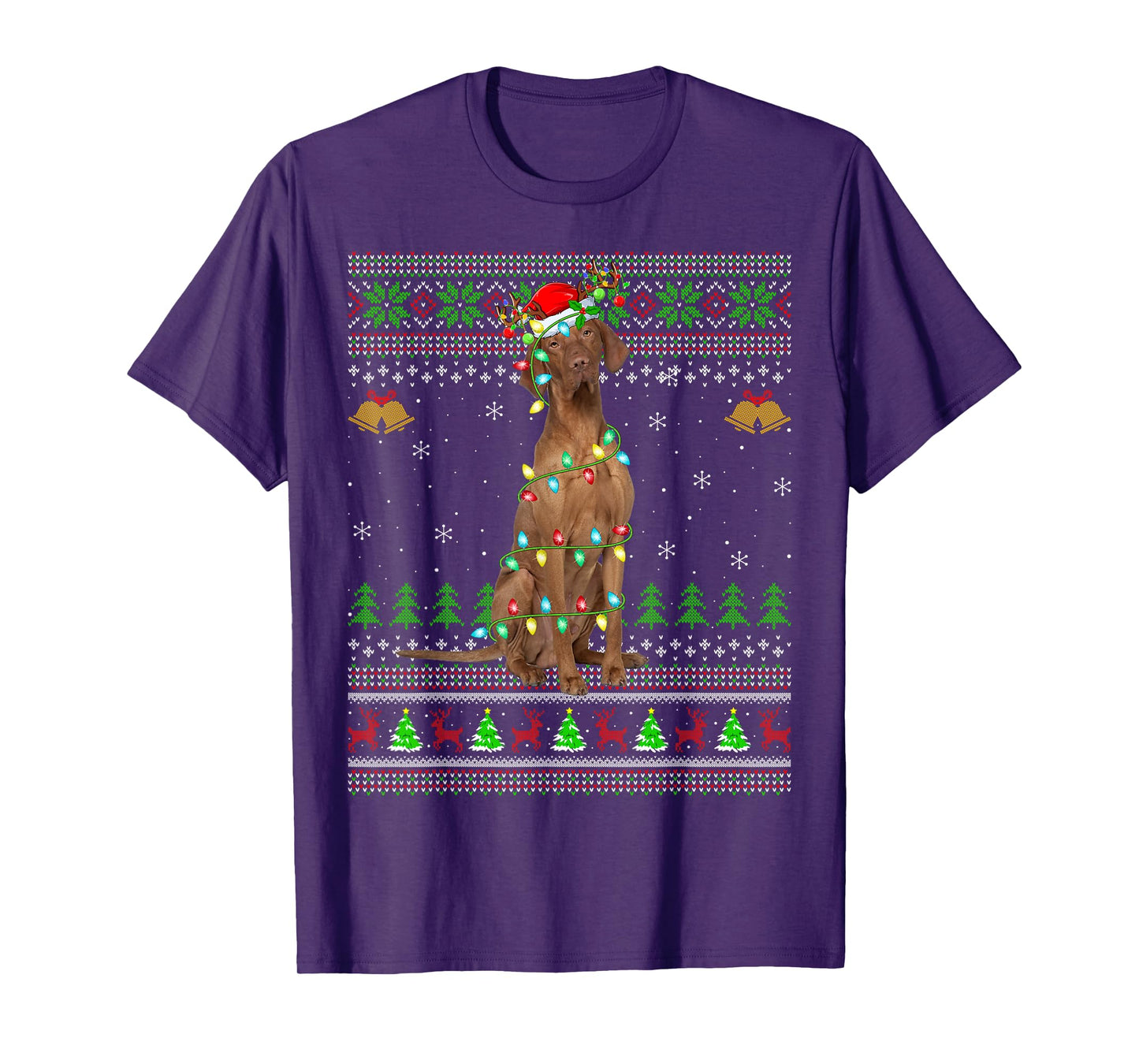 Coonhound Dog Ugly Christmas Sweaters Holiday Santa Xmas T-Shirt
