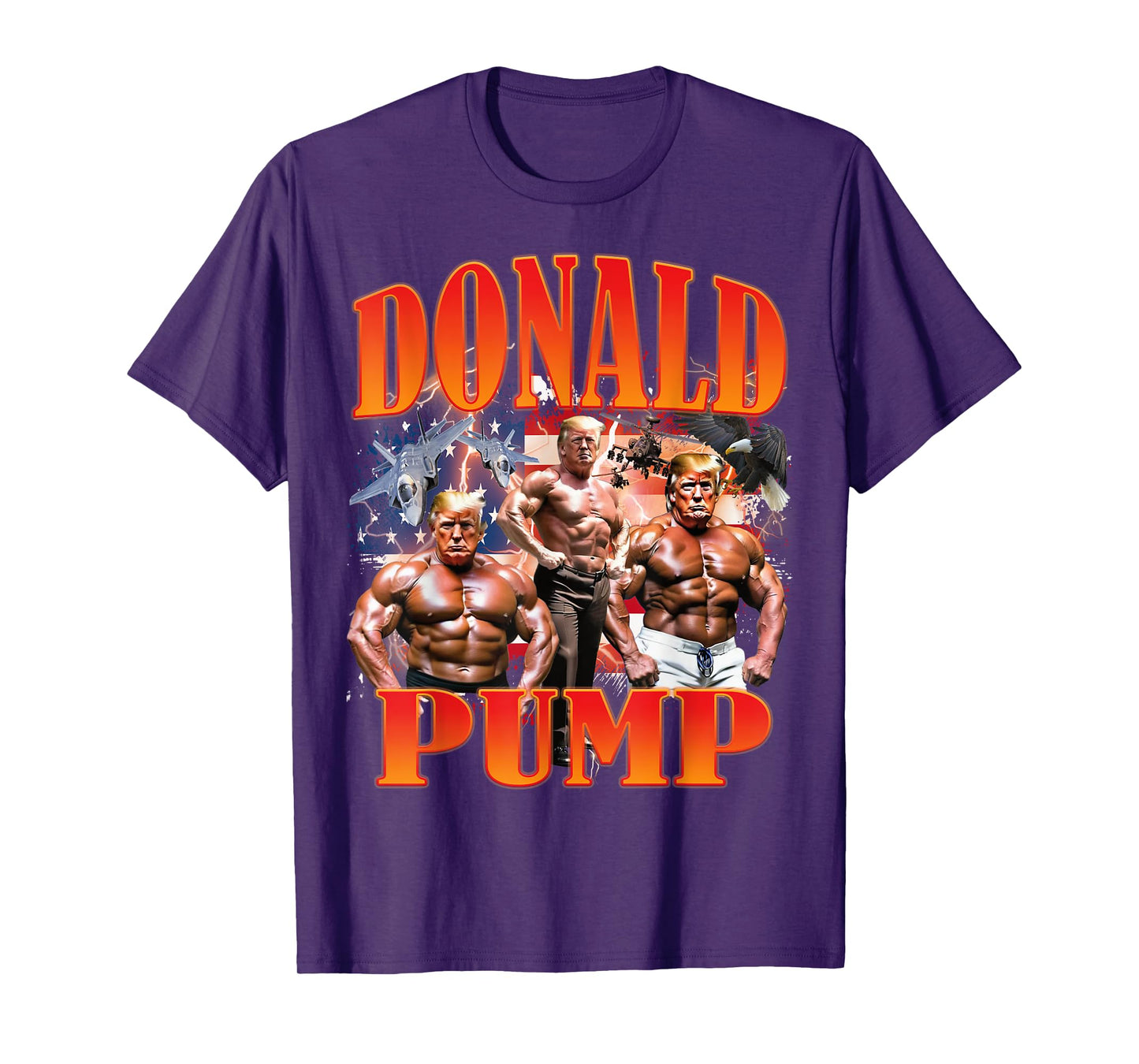 Funny Donald Pump Pro Trump 47TH 45TH GYM USA Supporter T-Shirt for Women Men
