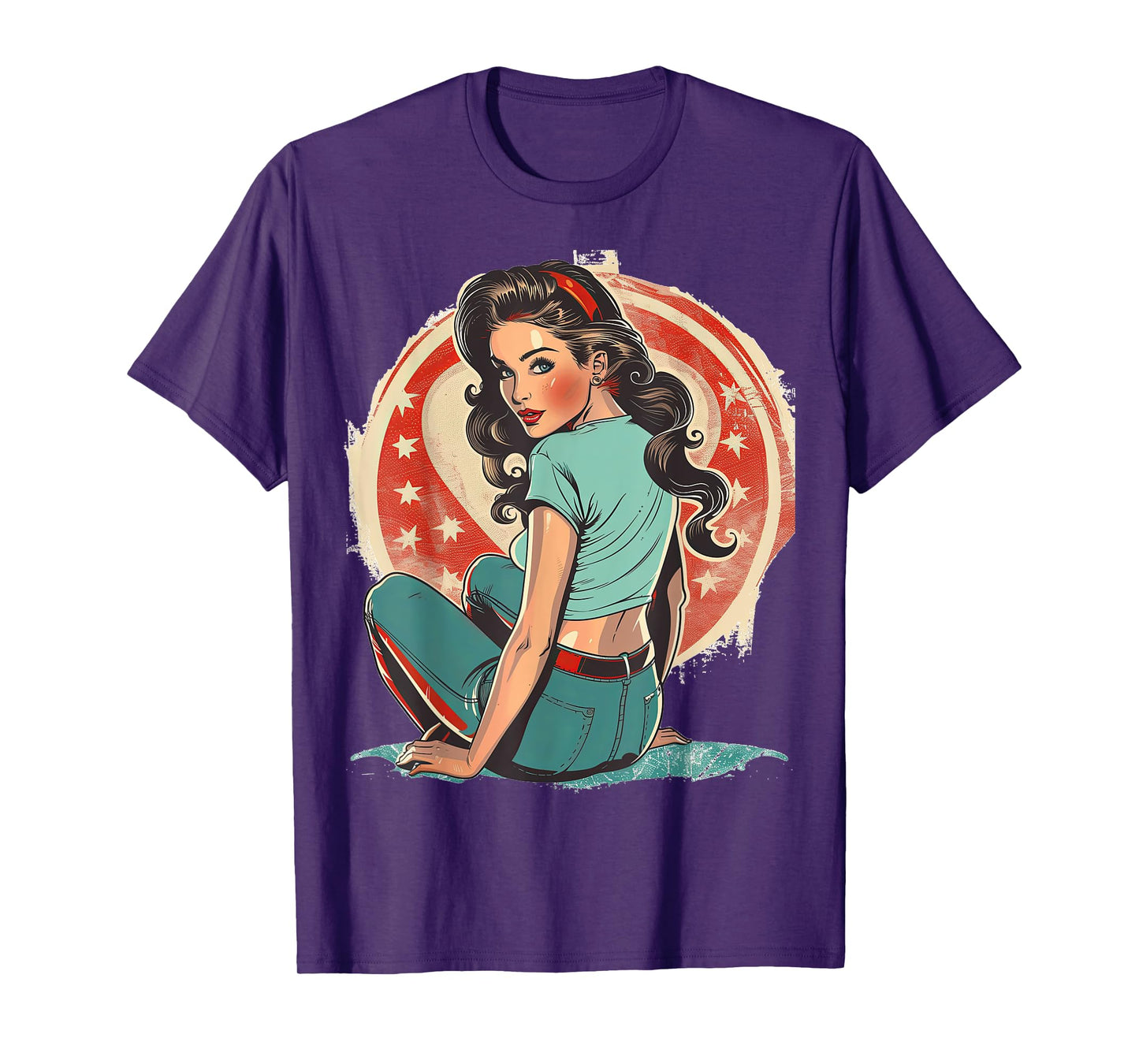 Pinup Girl Pin Up Vintage Retro girls T-Shirt