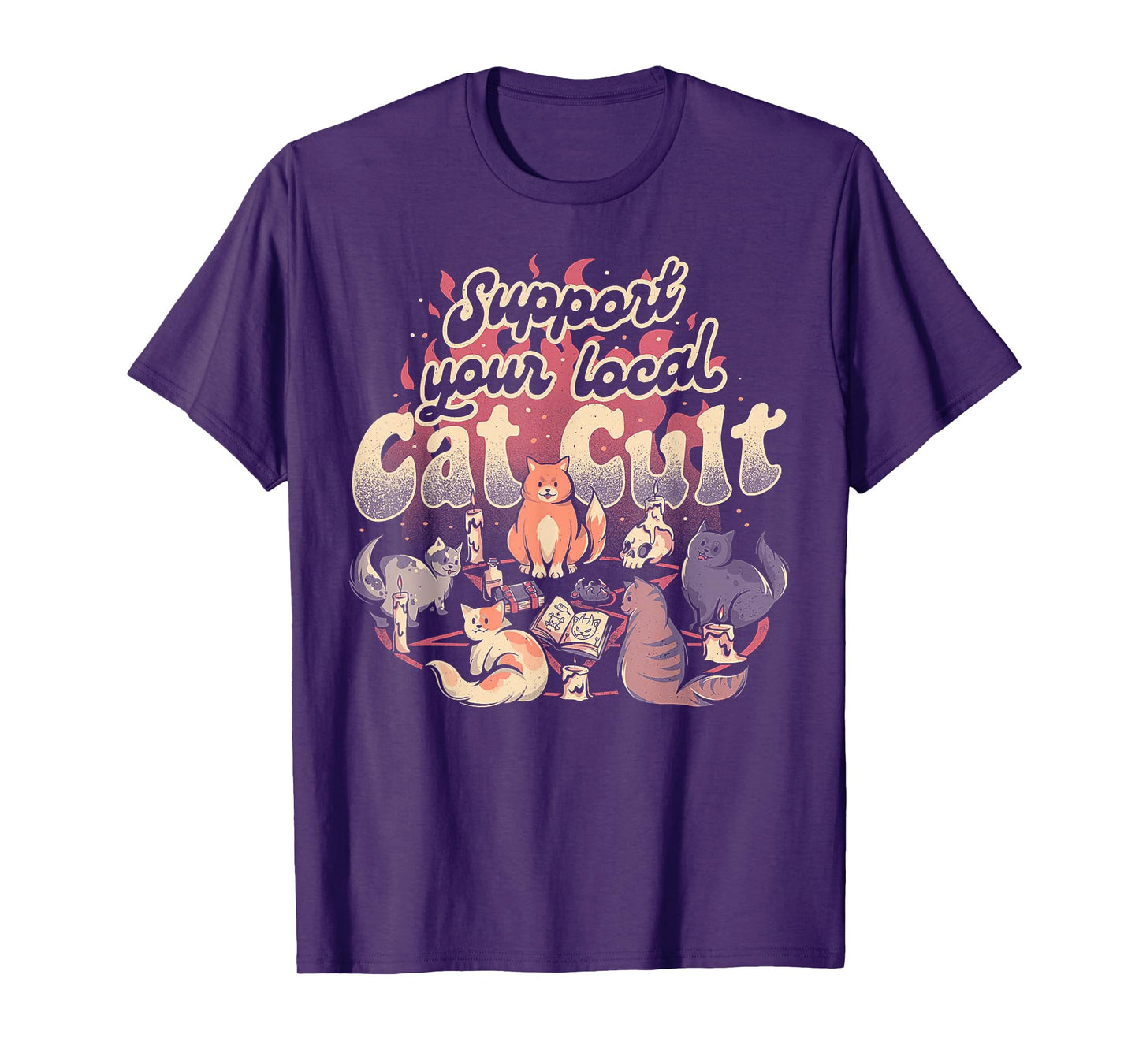 Support Your Local Cat Cult T-Shirt