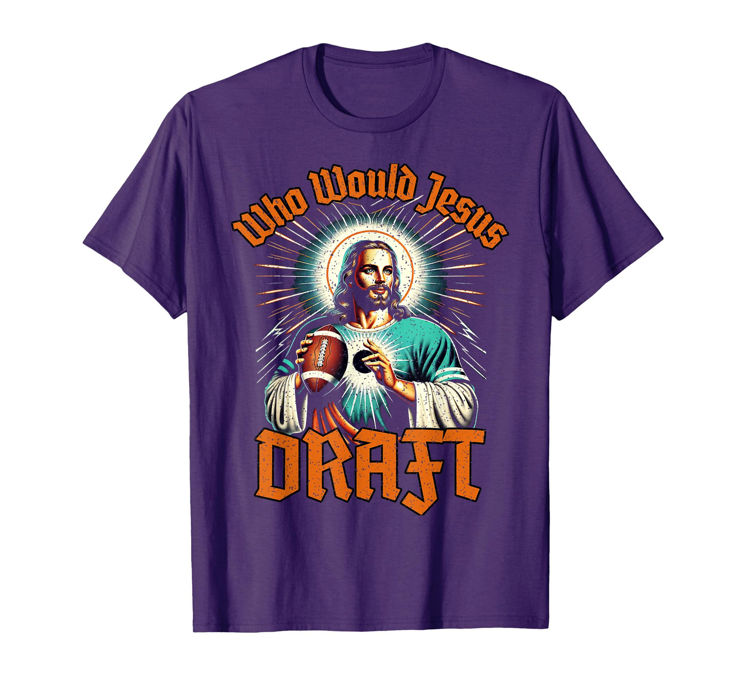 Fantasy Football Champion Who Would Jesus Draft Party T-Shirt