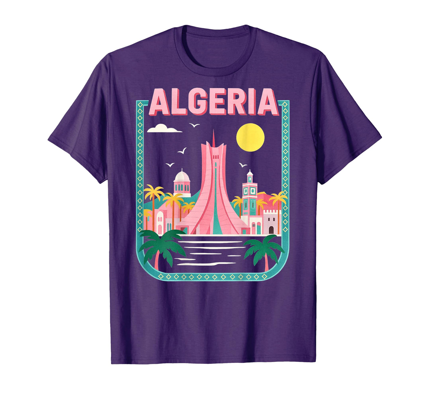 Algeria DZ Algeria (printed on the back) T-Shirt