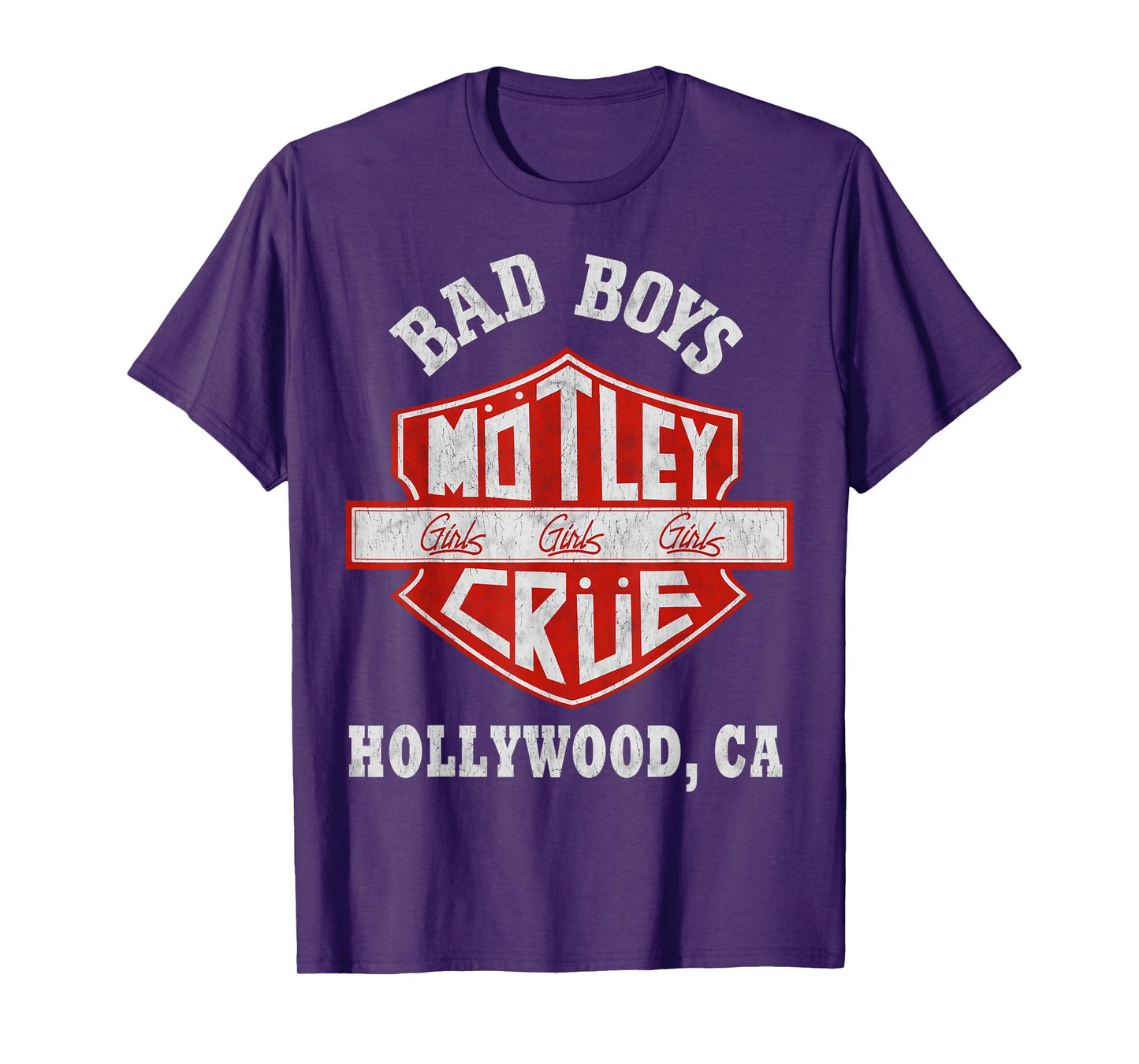 Mötley Crüe – Bad Boys Shield T-Shirt