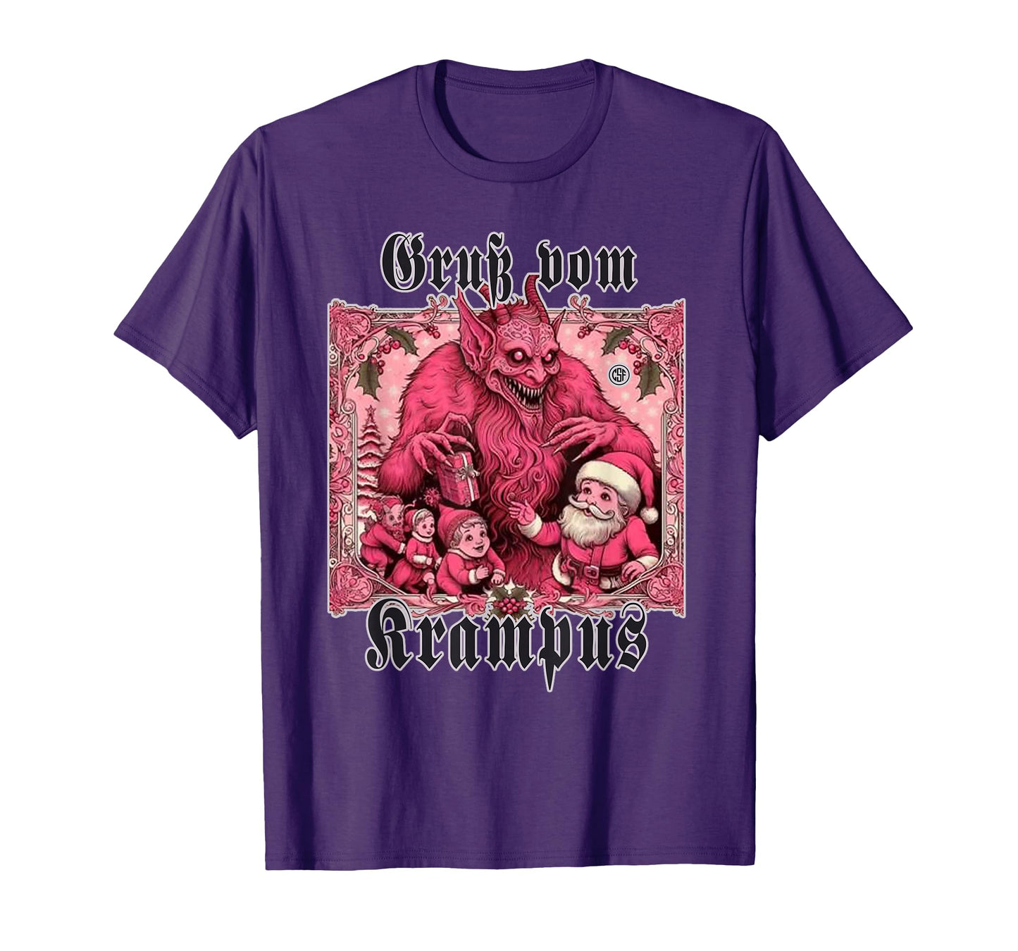 Greeting from Krampus Christmas Legend Figure T-Shirt