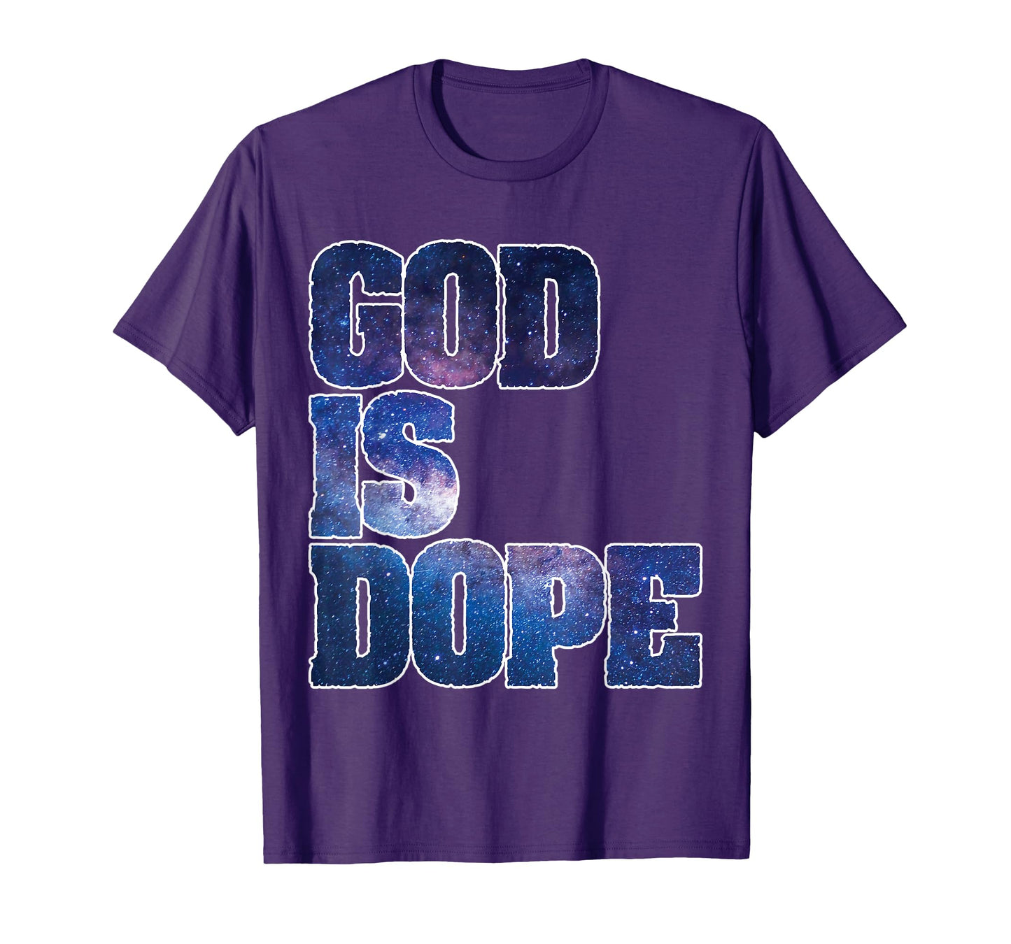 Spiritual Galaxy Themed Religious Christian Believer T-Shirt