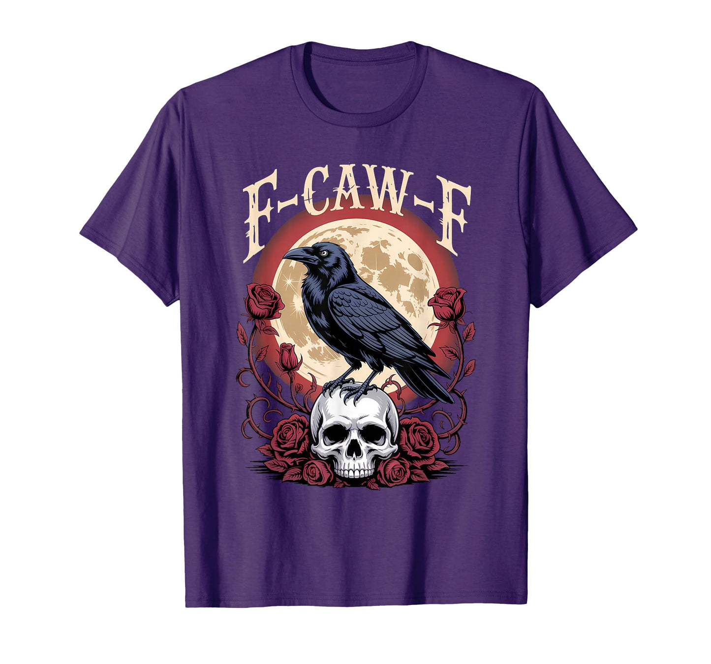 Funny F Caw F Raven Bird Saying F-Caw-F Crow T-Shirt
