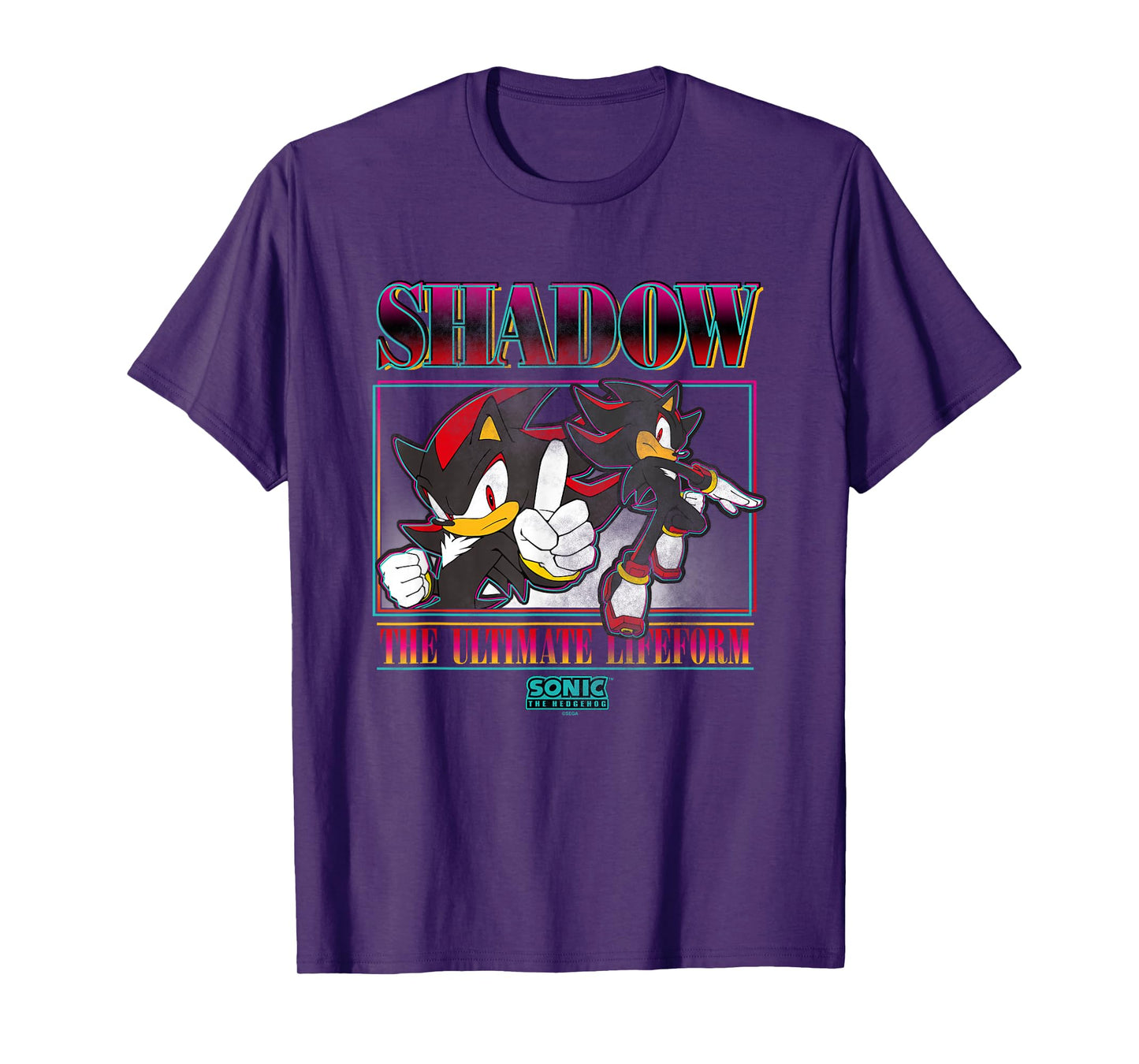 Sonic The Hedgehog Shadow The Ultimate Lifeform Gradient T-Shirt