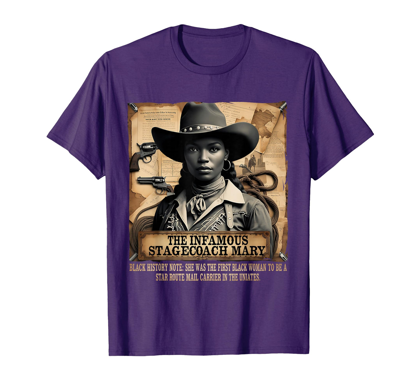 Black History African Cowgirl Swag Melanin Cowgirls T-Shirt