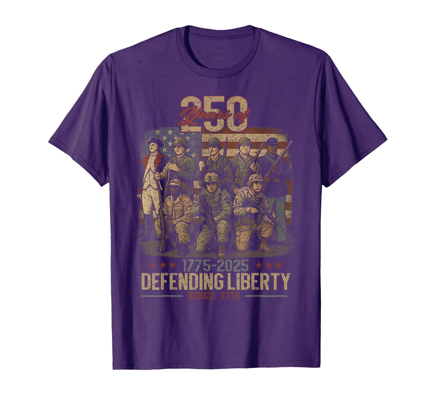 Patriotic USA Army Us Military Parade 250th anniversary 2025 T-Shirt