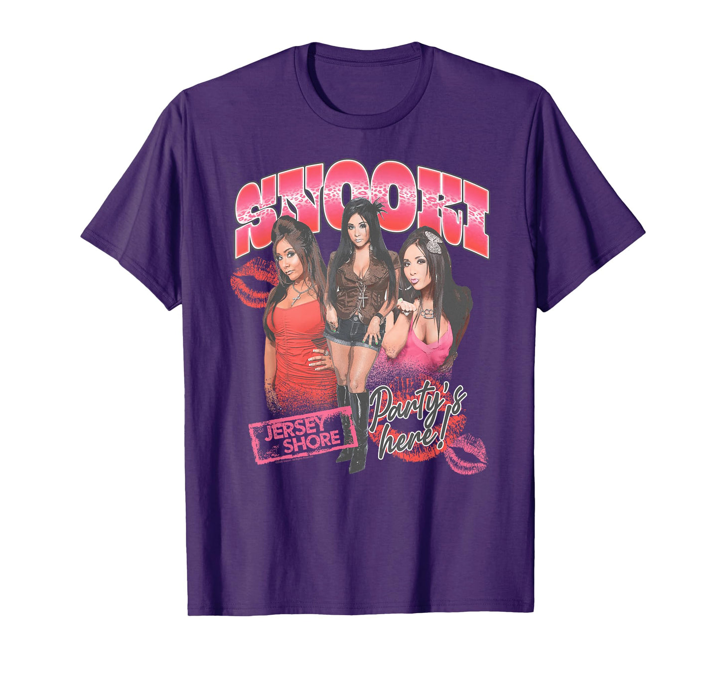 Jersey Shore Snooki Kisses Vintage Reality TV Show T-Shirt