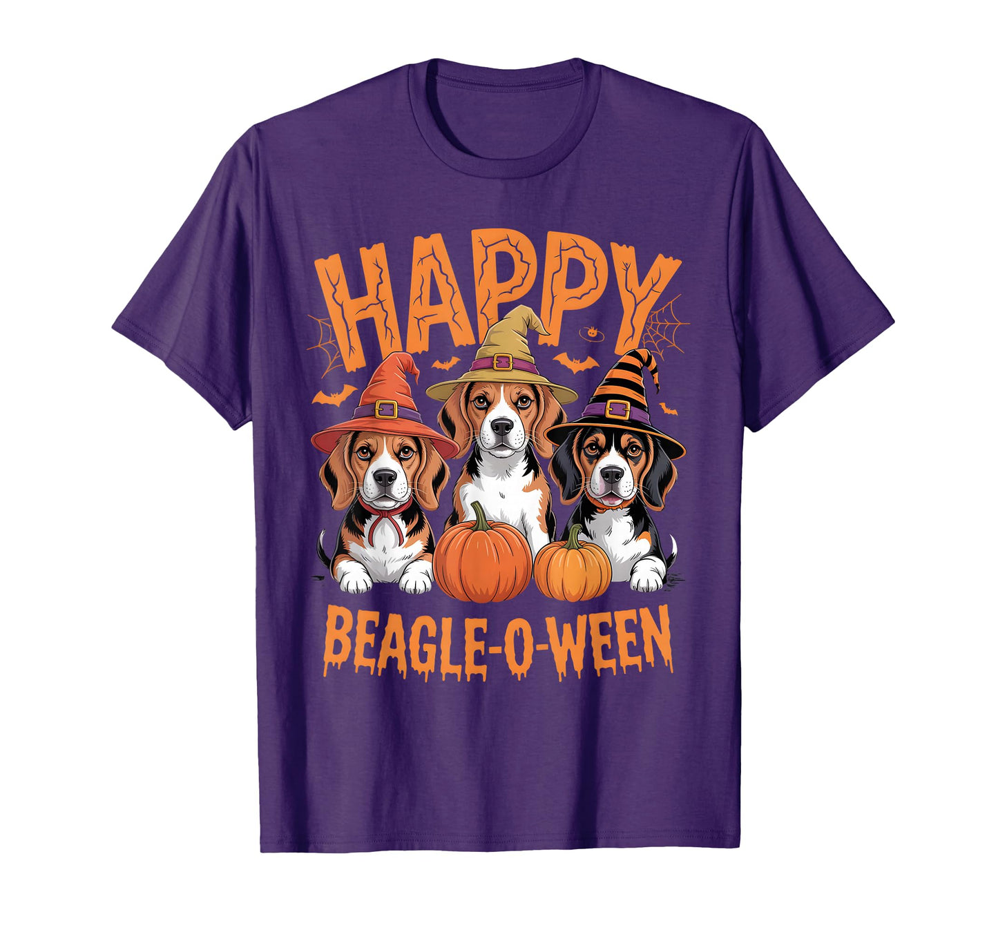 Happy Beagle-O-Ween Beagle Dogs Funny Halloween Outfit T-Shirt